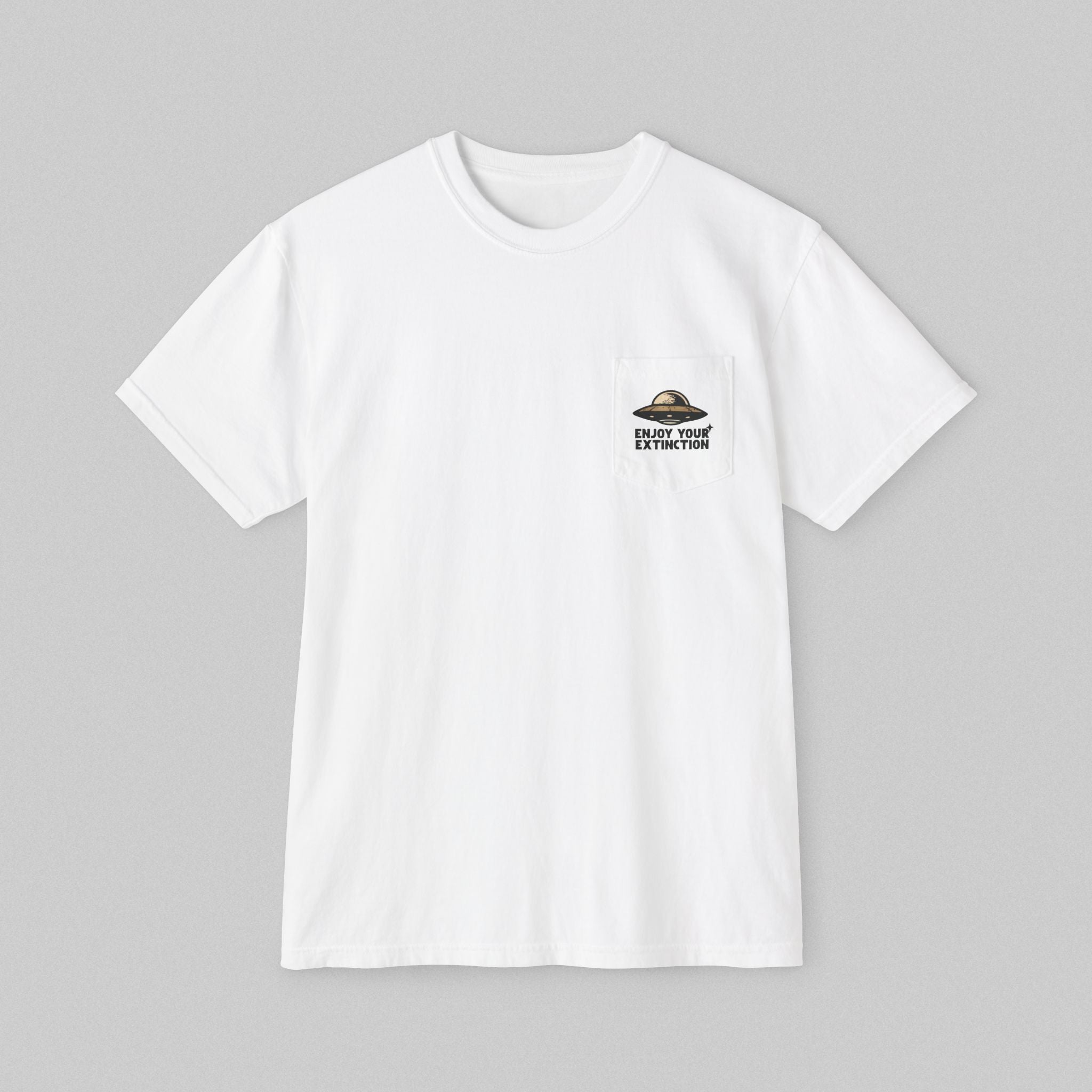 Enjoy Your Extinction Men's Pocket T-shirt