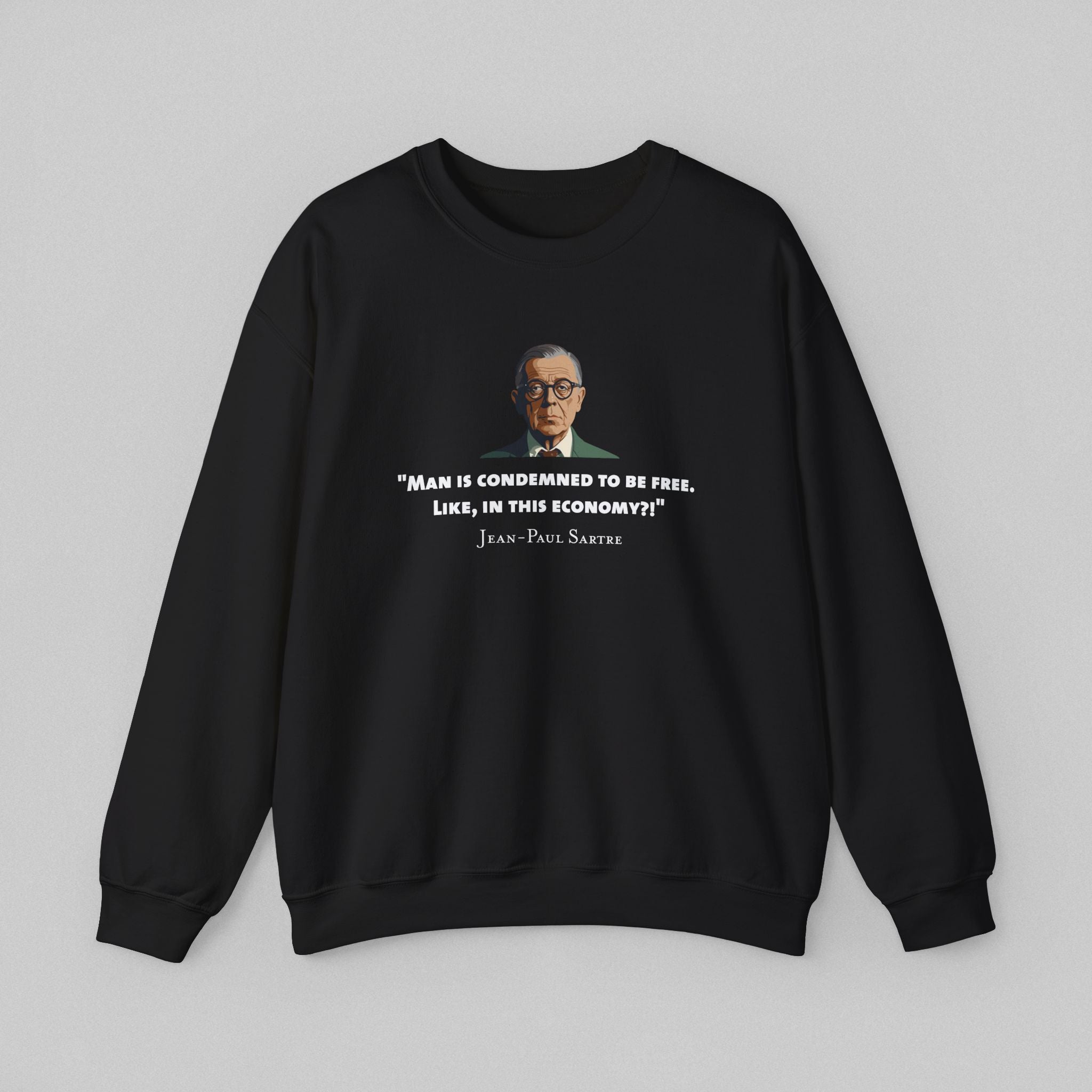 Man condemned - Sartre Women's Sweatshirt