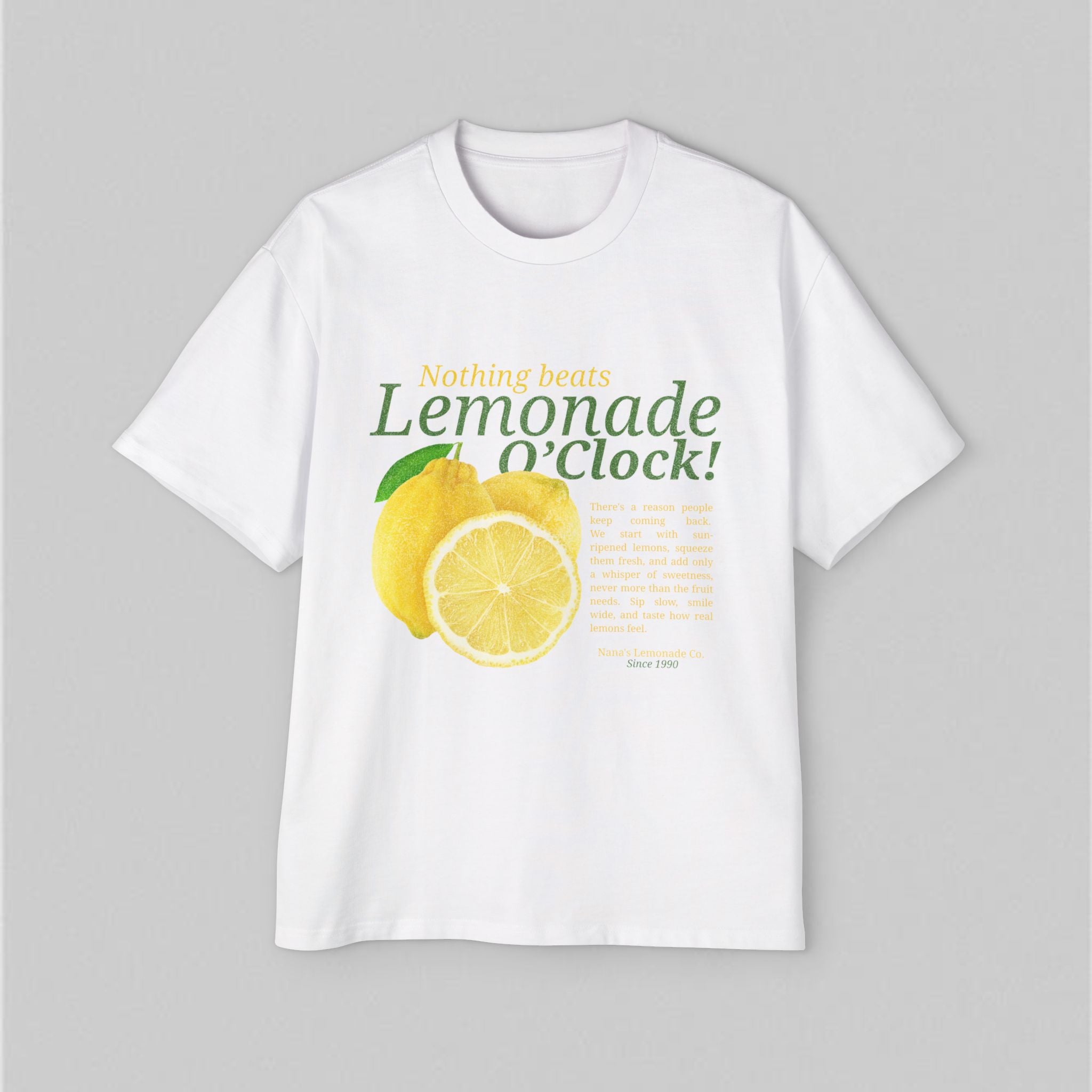 Lemonade O'Clock! Oversized T-Shirt