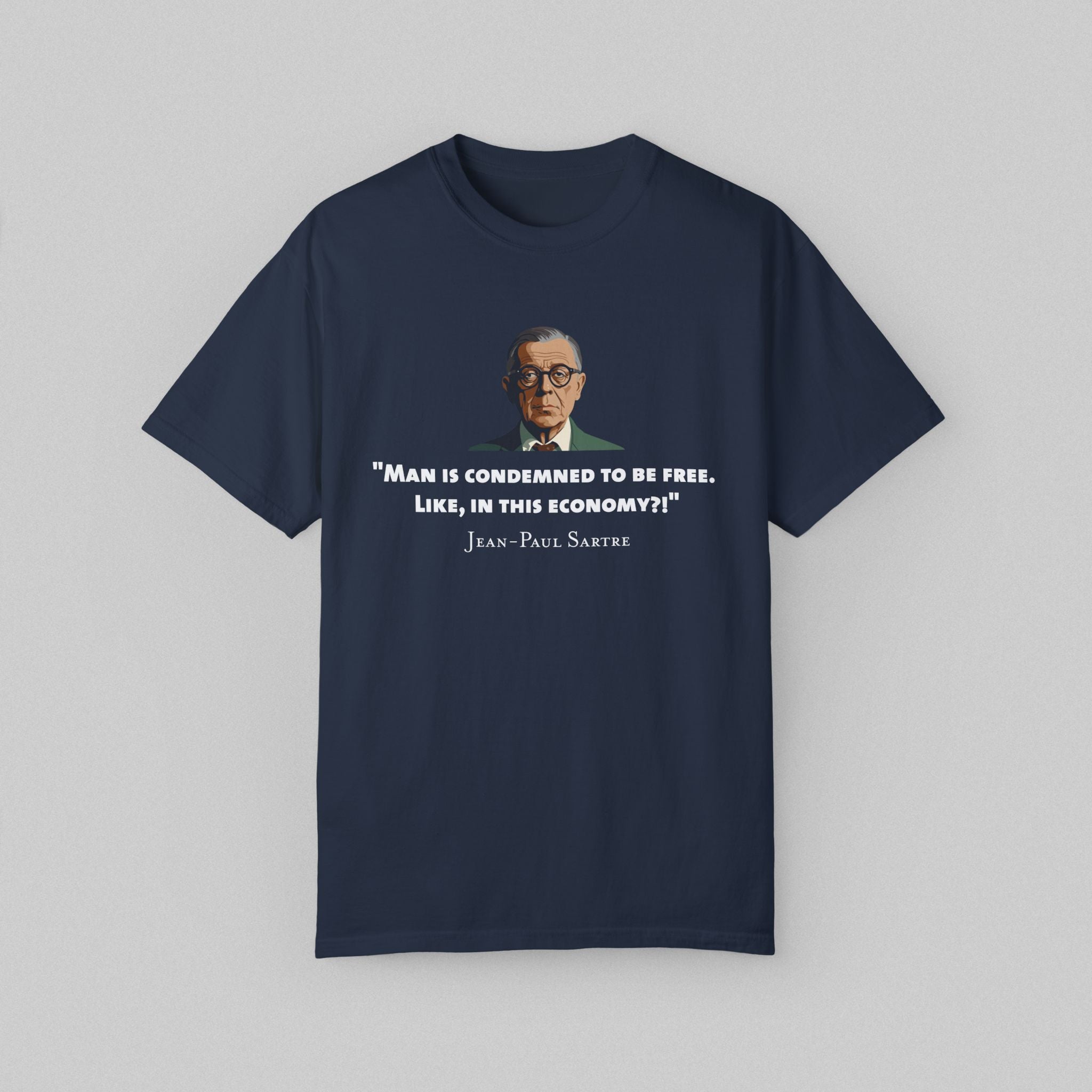 Sartre’s Reality Men's Dyed T-Shirt