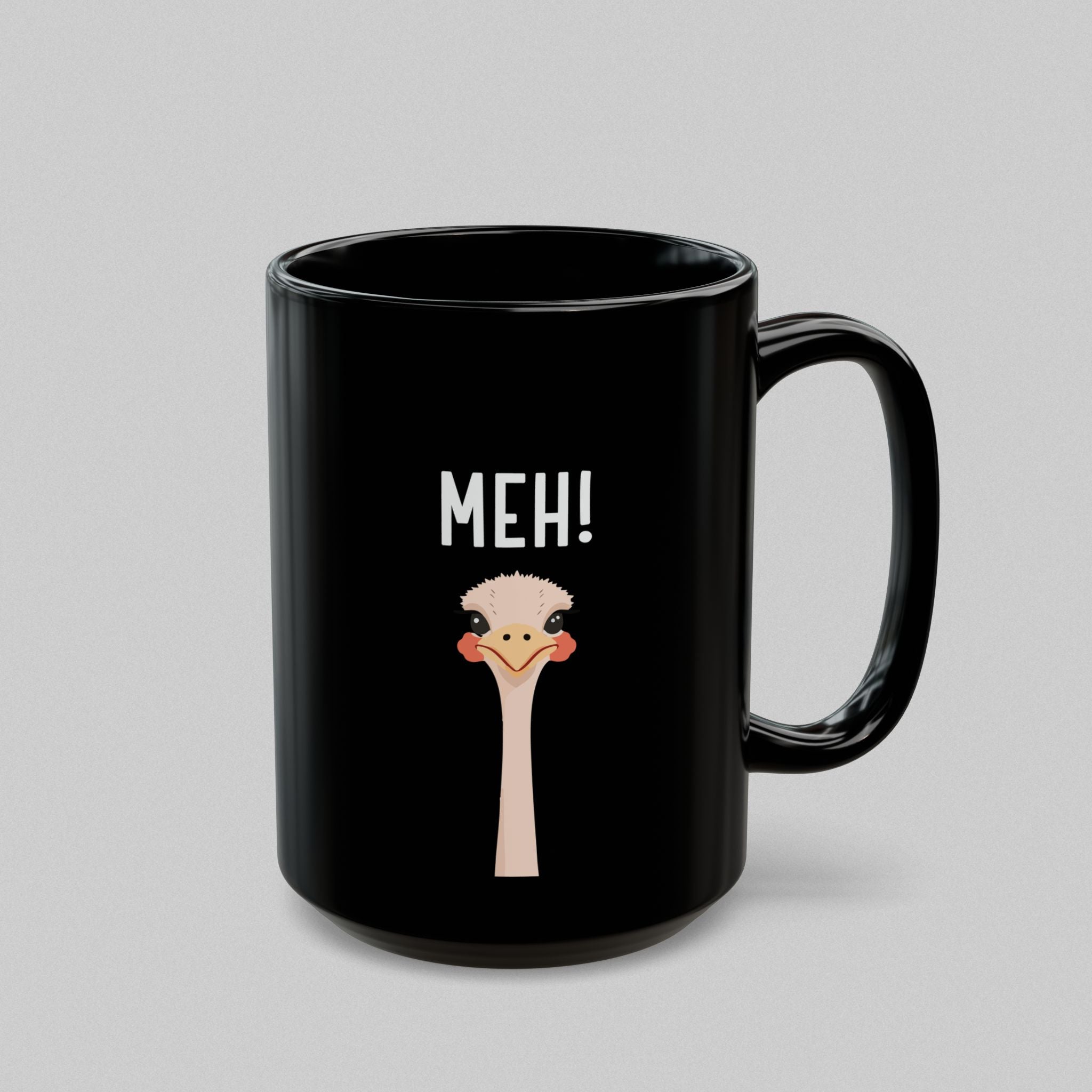 MEH! Black Mug