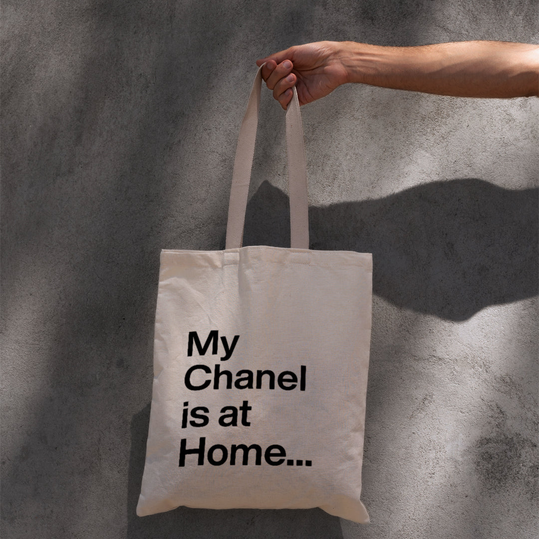 My Chanel Is at Home Organic Canvas Tote