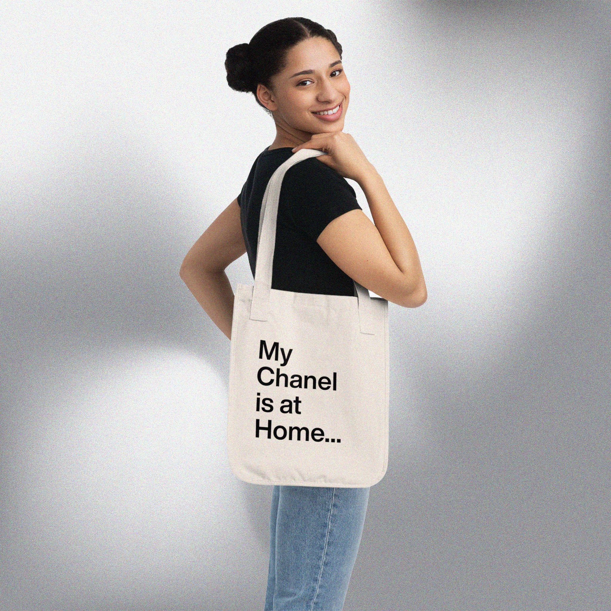 My Chanel Is at Home Organic Canvas Tote