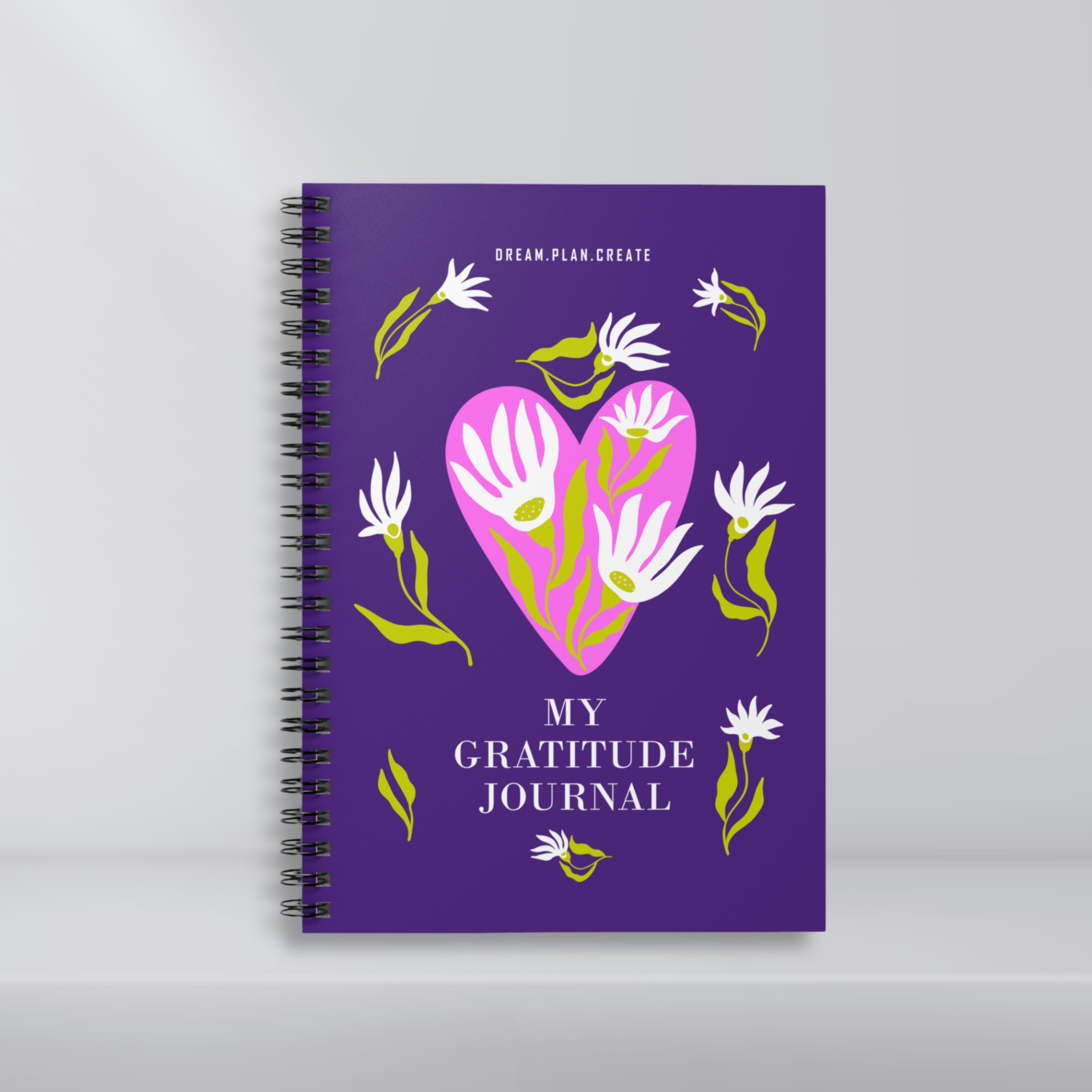 The Gratitude! Spiral Notebook