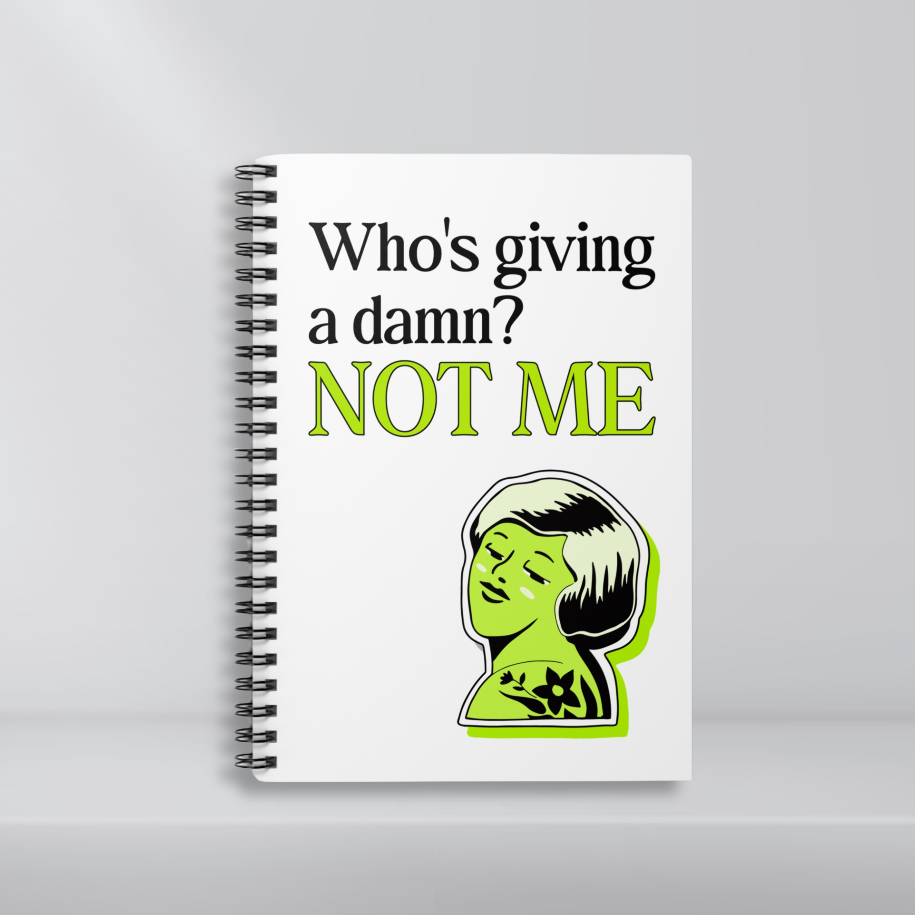 No Damns Given! Spiral Notebook