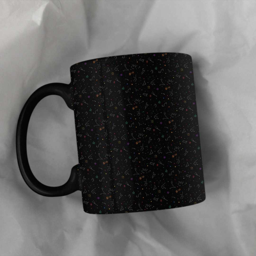 My Galaxy! Black Mug