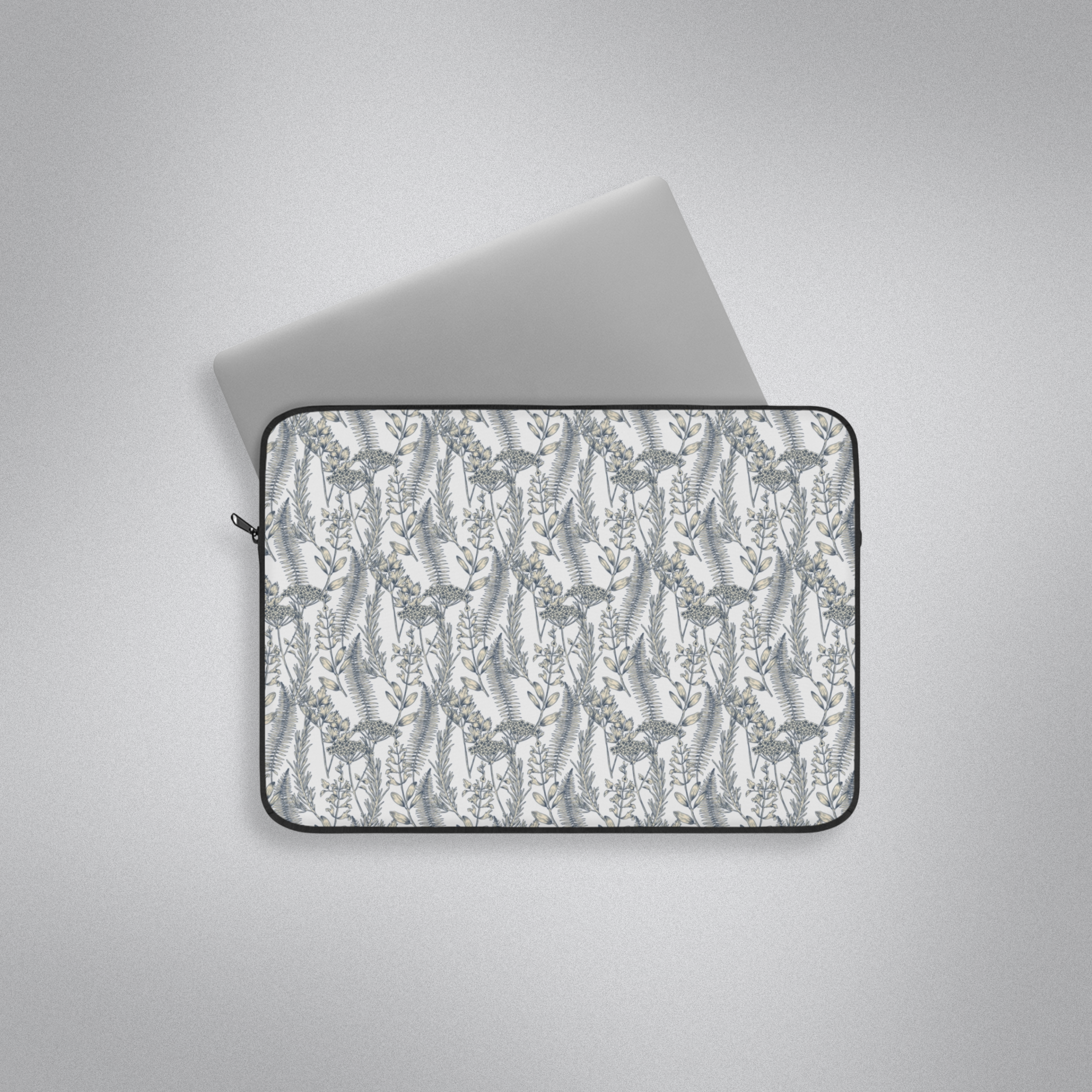 Buds Patterned Laptop Sleeve