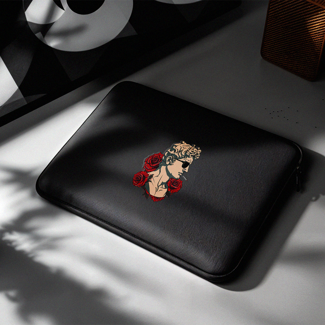 Smokes'n Roses Greek Laptop Sleeve