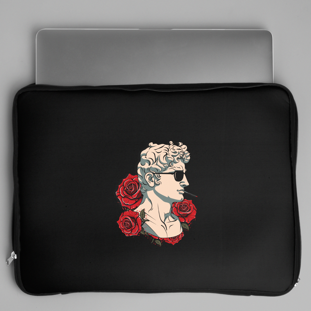 Smokes'n Roses Greek Laptop Sleeve