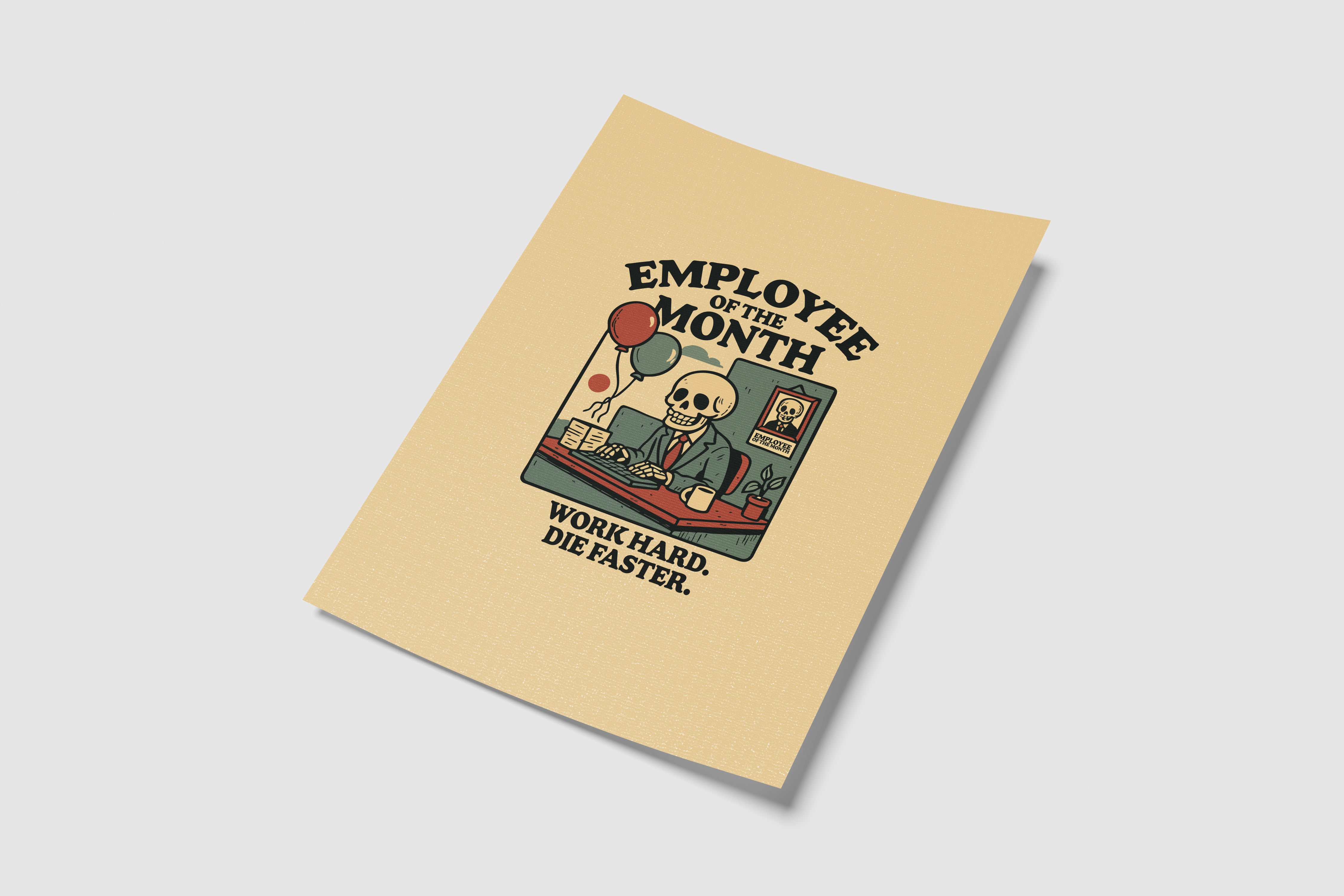 Employee of The Month! Poster