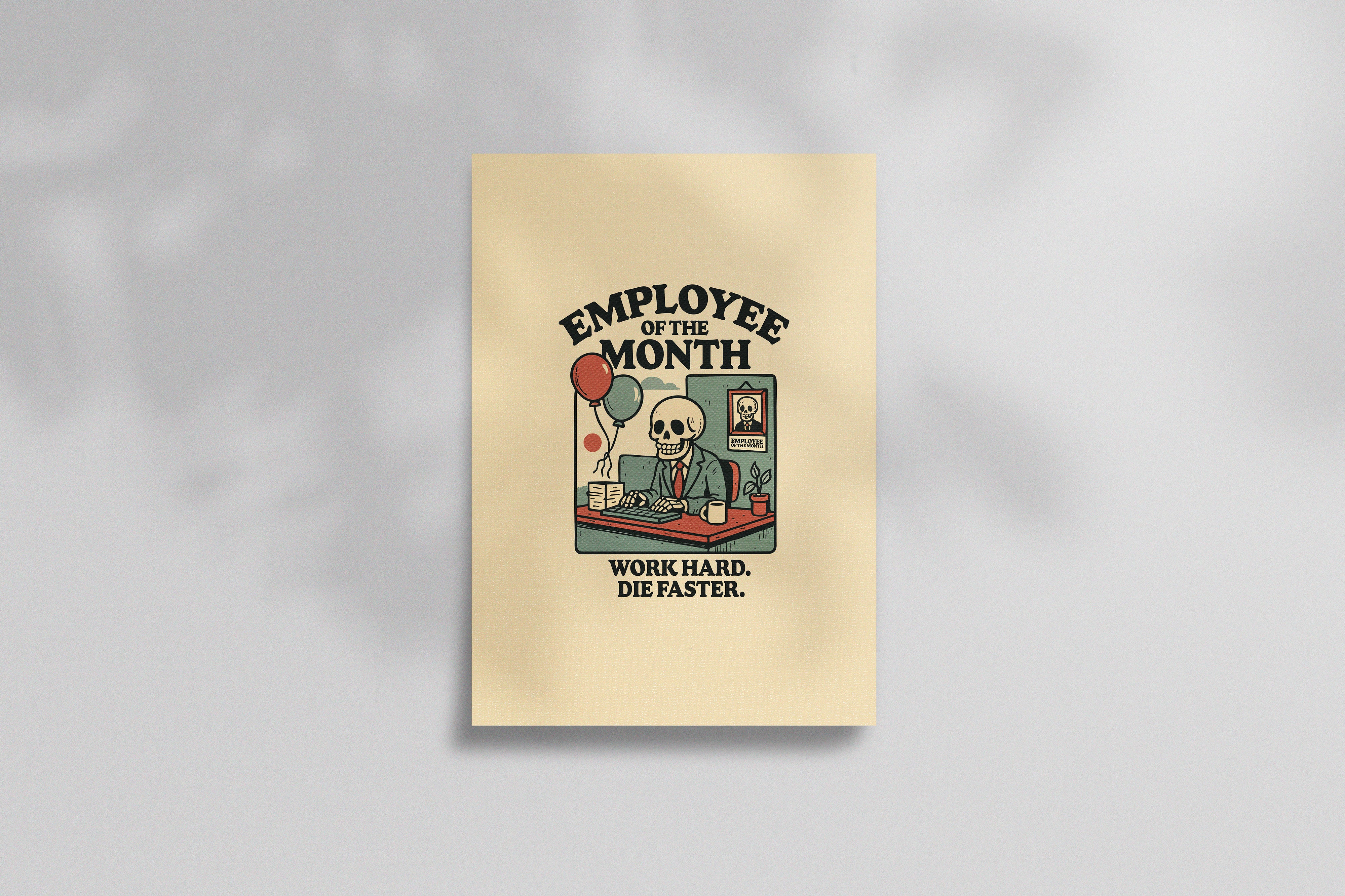 Employee of The Month! Poster