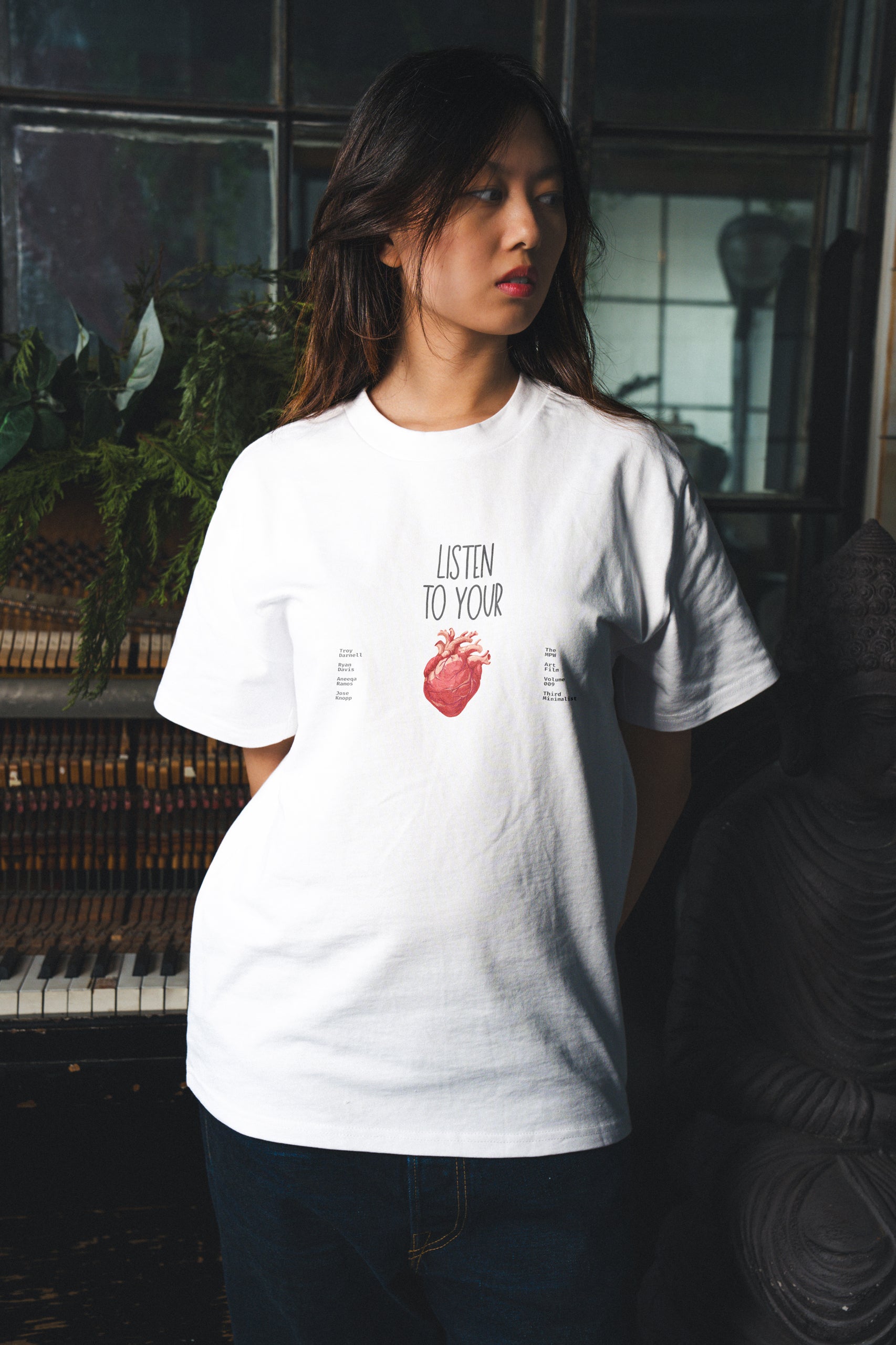 Listen To Your Heart! Oversized T-Shirt