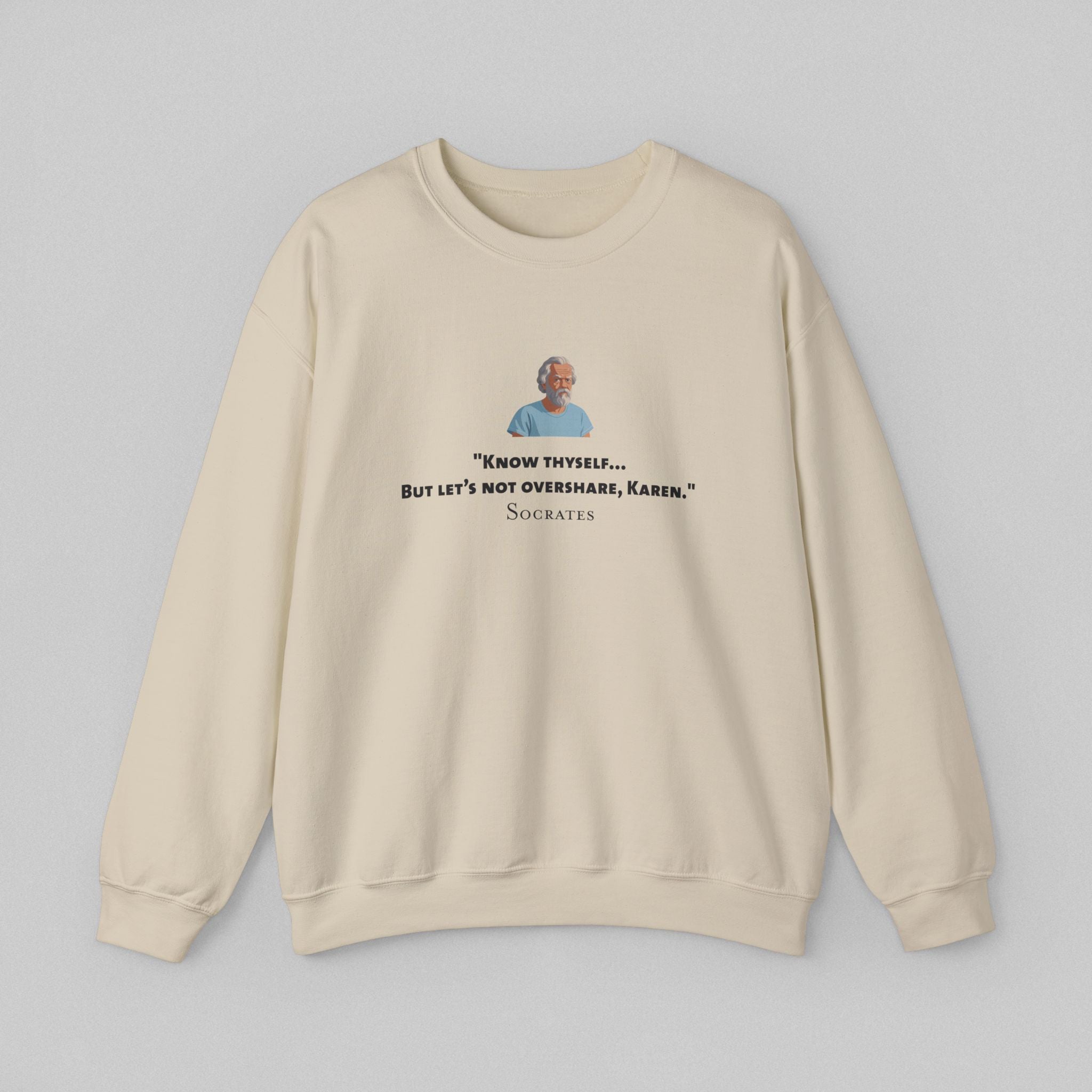 Know Thyself - Socrates Men's Sweatshirt