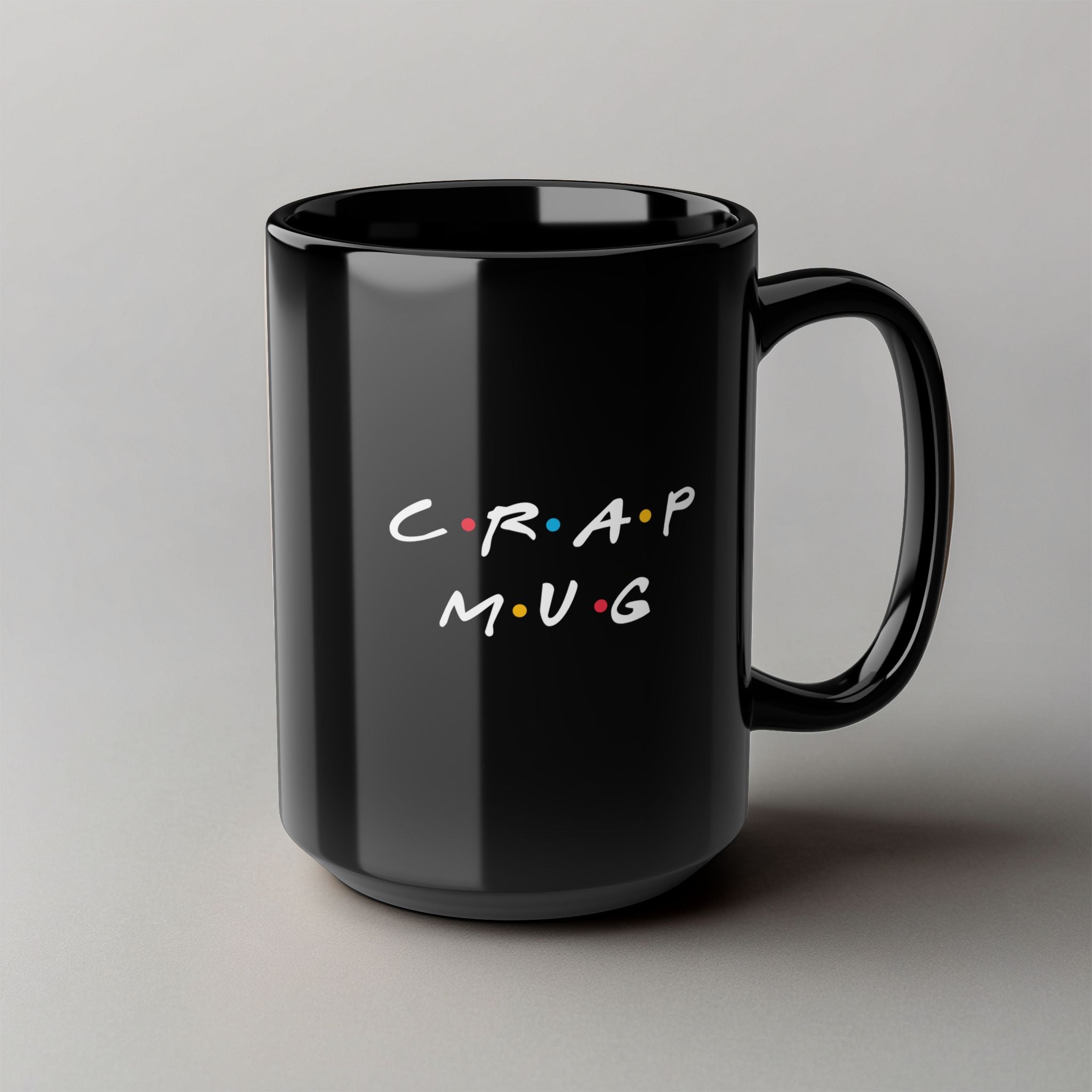 Crap! Black Mug