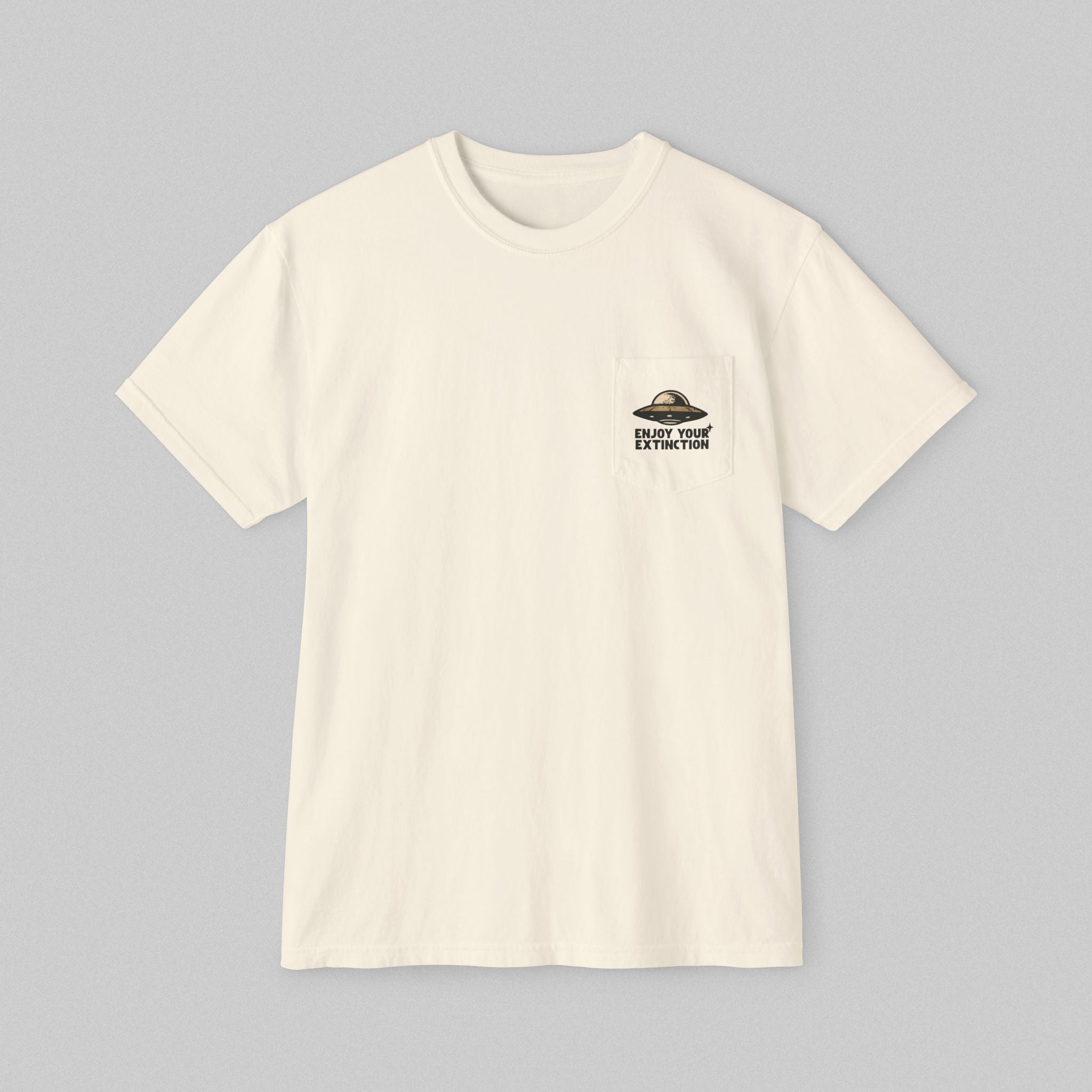 Enjoy Your Extinction Men's Pocket T-shirt