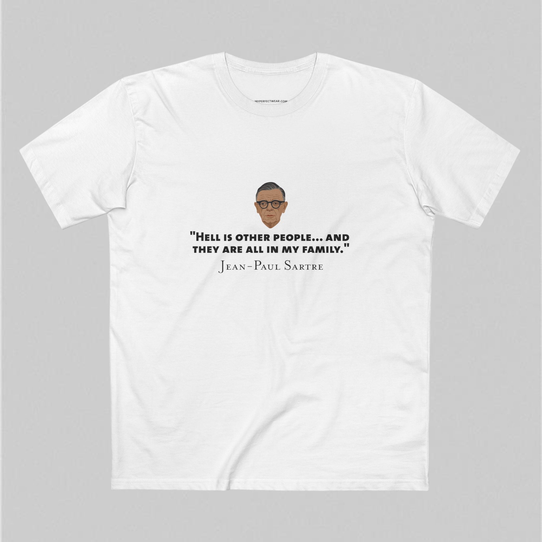 Hell is other people - Sartre Men's T-Shirt