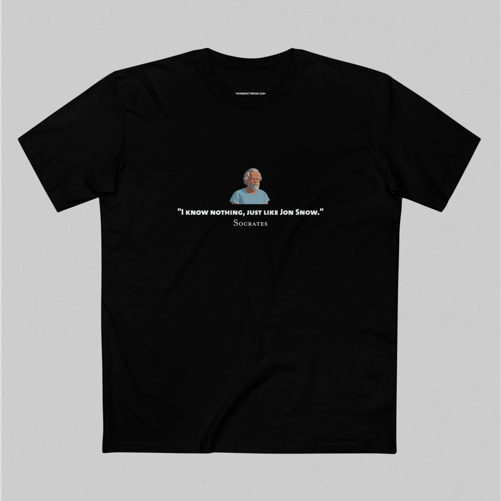 I Know Nothing - Socrates Men’s T-Shirt