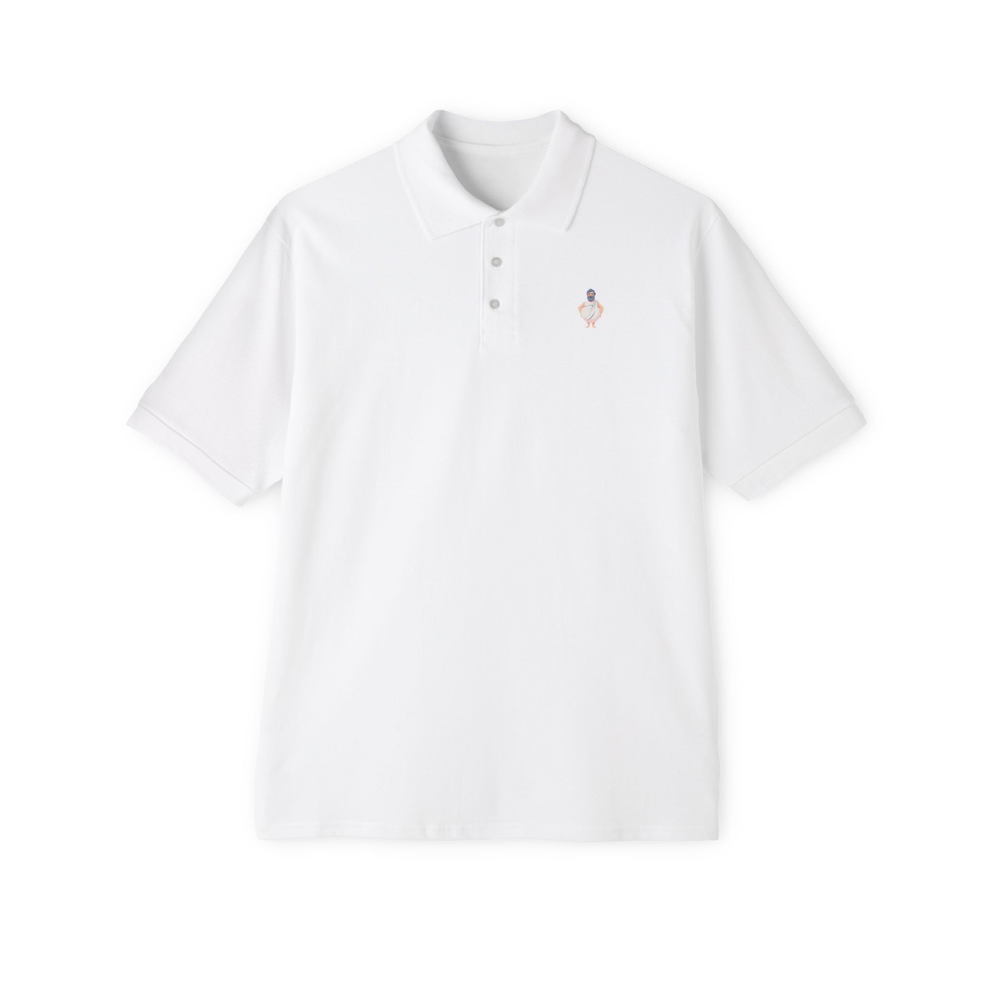 Happiness - Aristotle Men's Polo Shirt