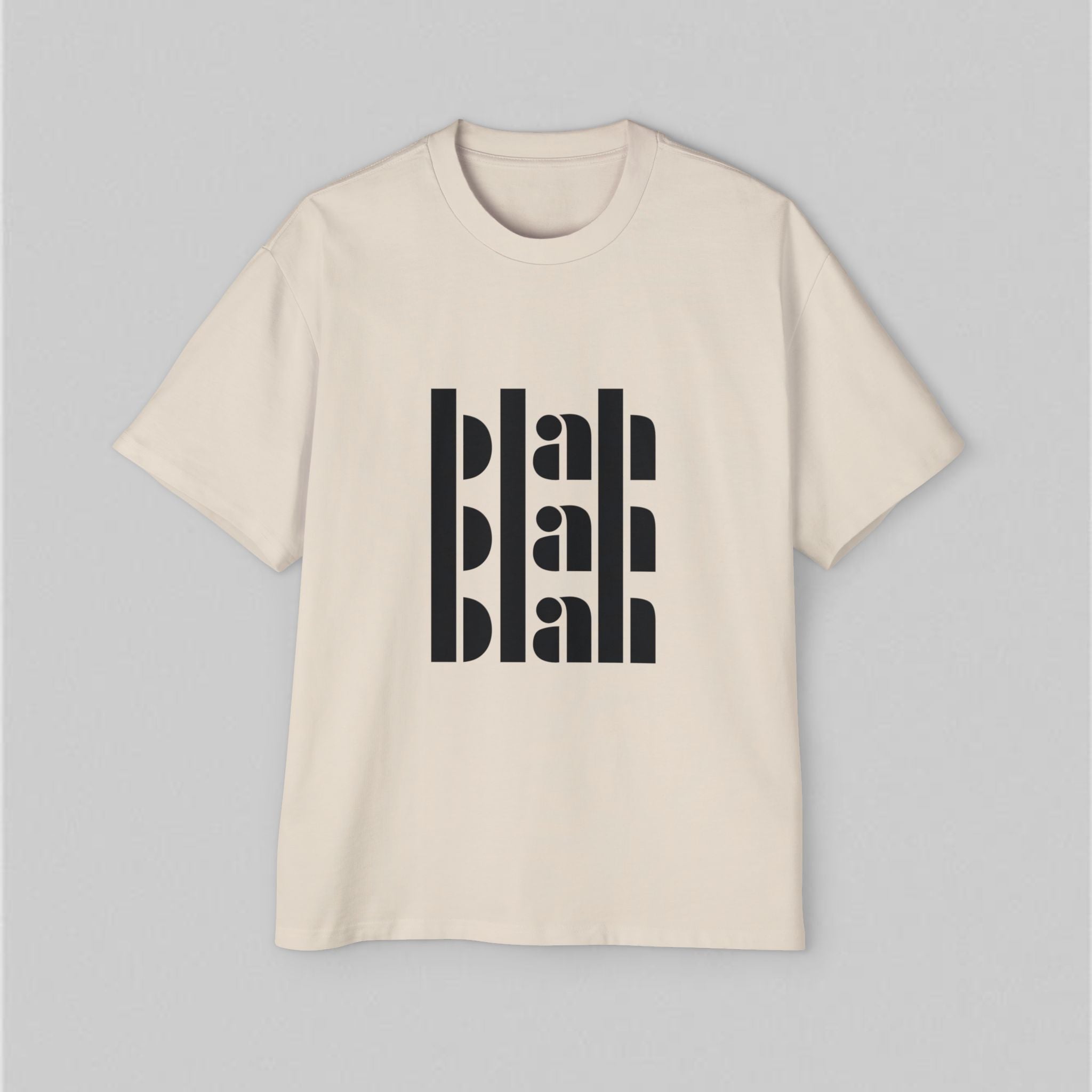Blah Blah Blah! women's Oversized T-Shirt