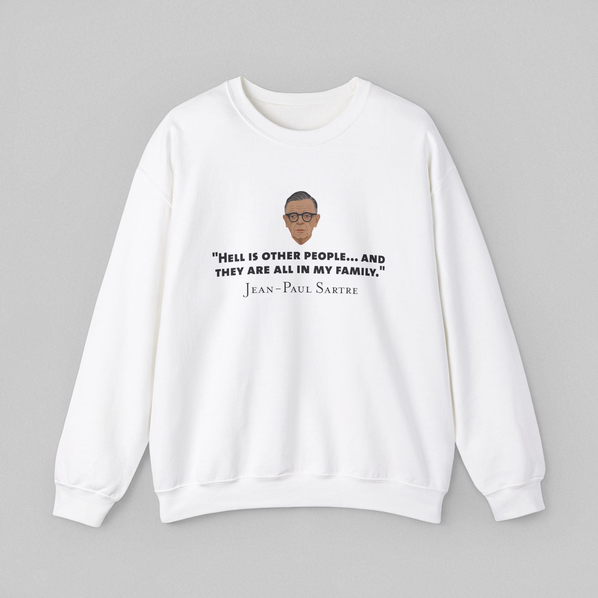 Hell is other people - Sartre Women's Sweatshirt