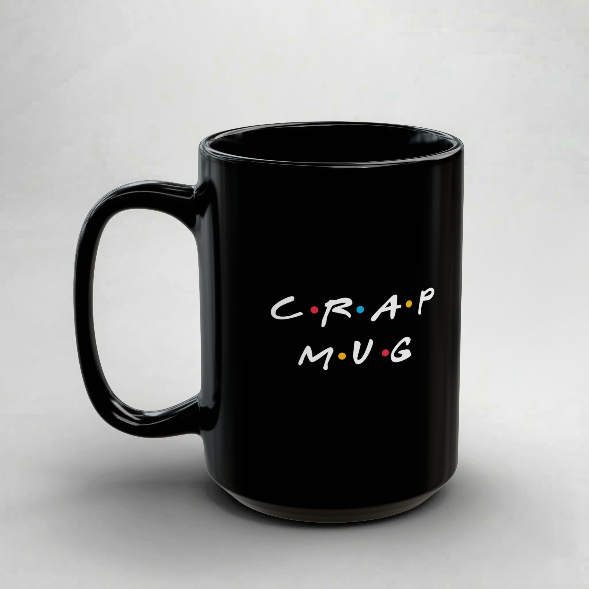 Crap! Black Mug
