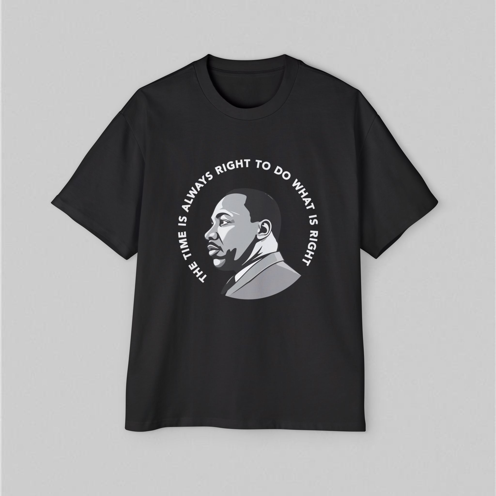 Always Right MLK Men's Oversized T-Shirt