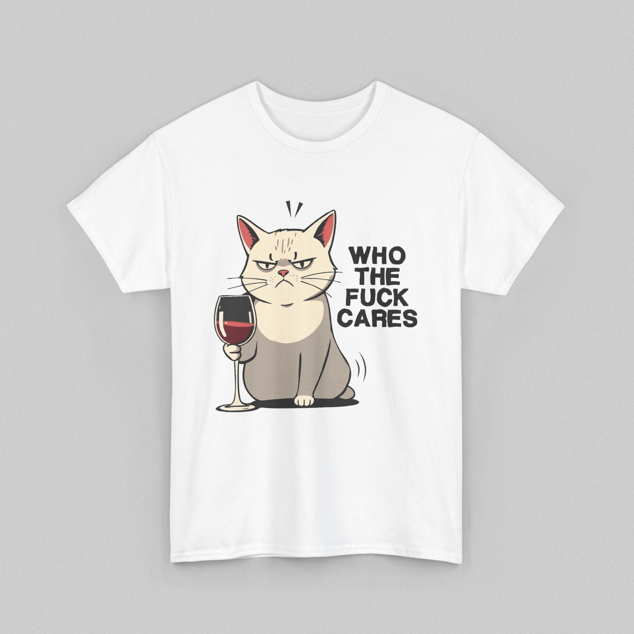 Who the Fuck Cares Men's T-Shirt