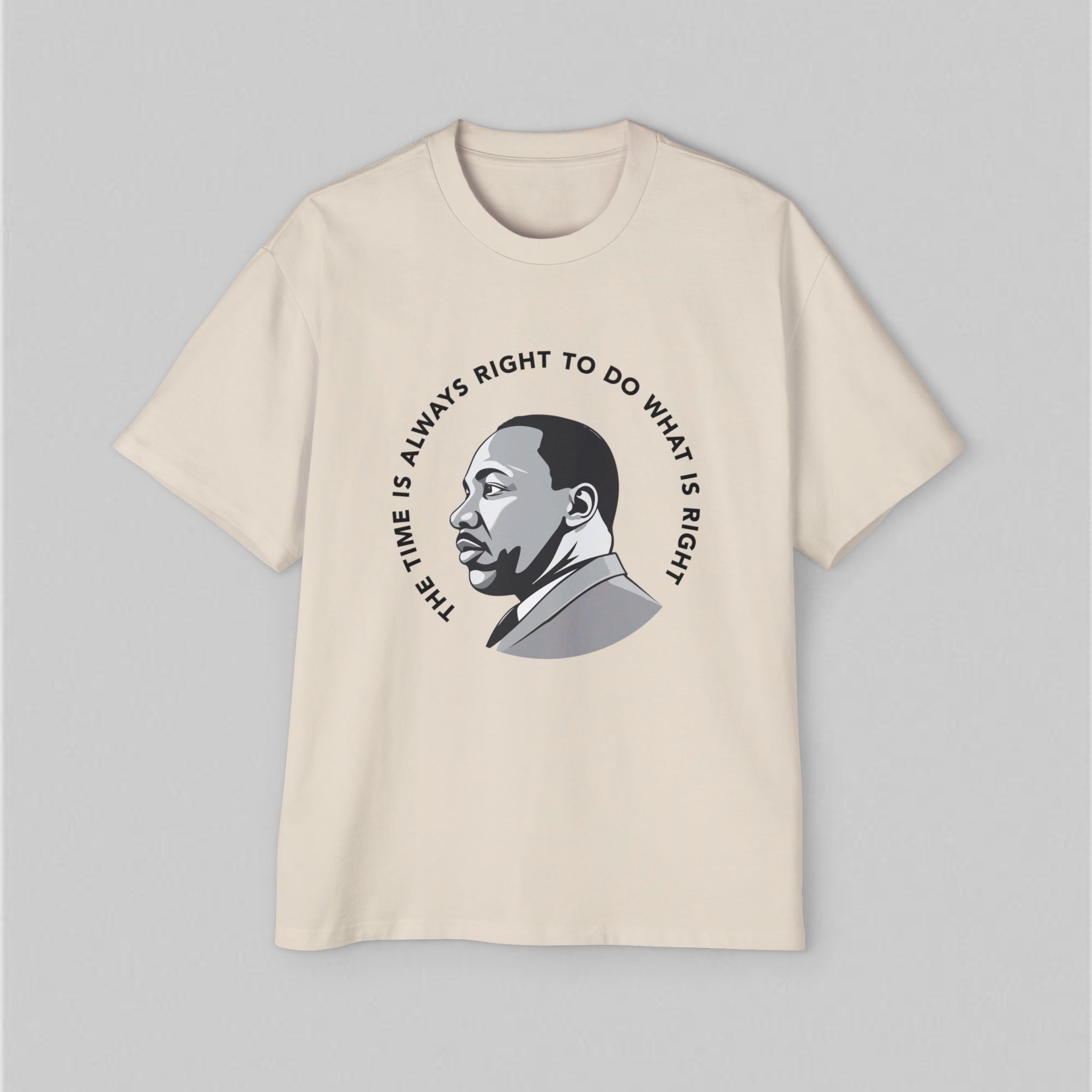 Always Right MLK Men's Oversized T-Shirt