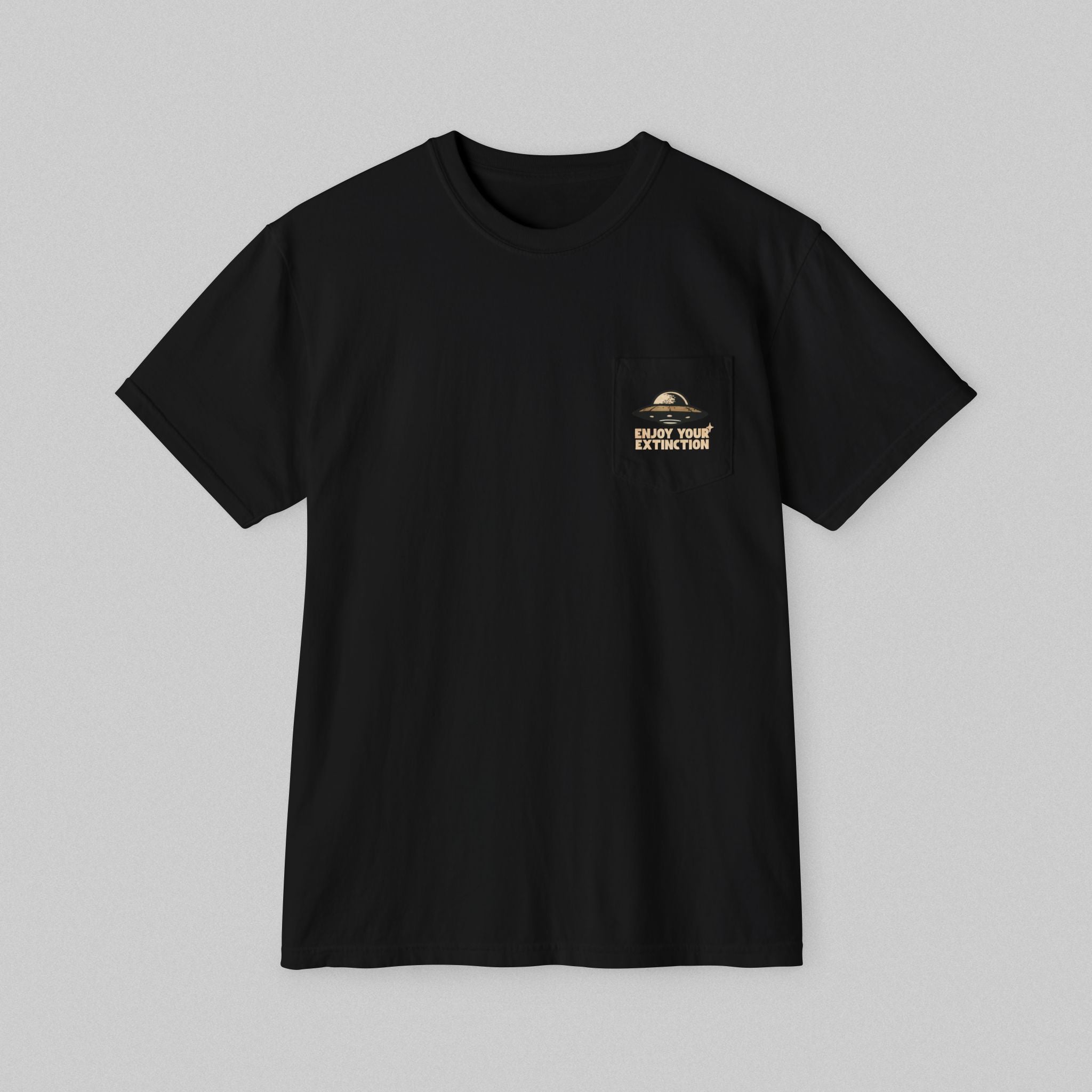 Enjoy Your Extinction! Pocket T-shirt