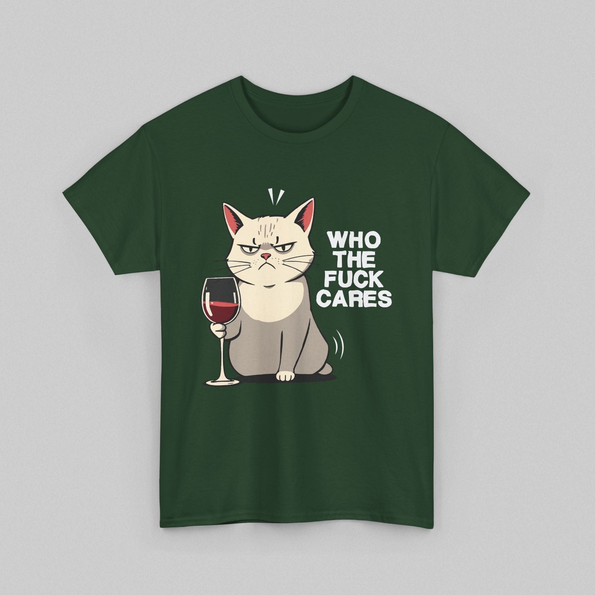 Who the Fuck Cares Men's T-Shirt
