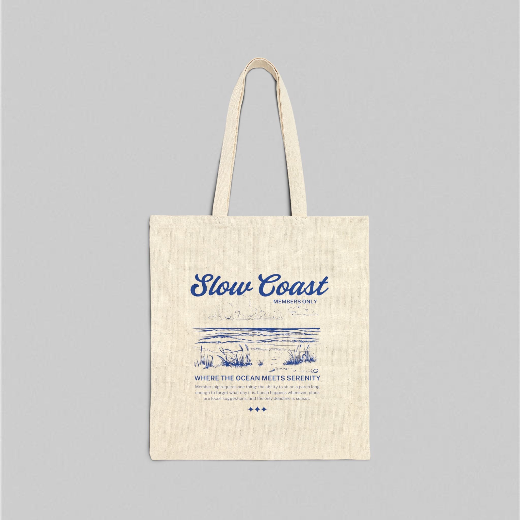 Slow Coast! Tote Bag