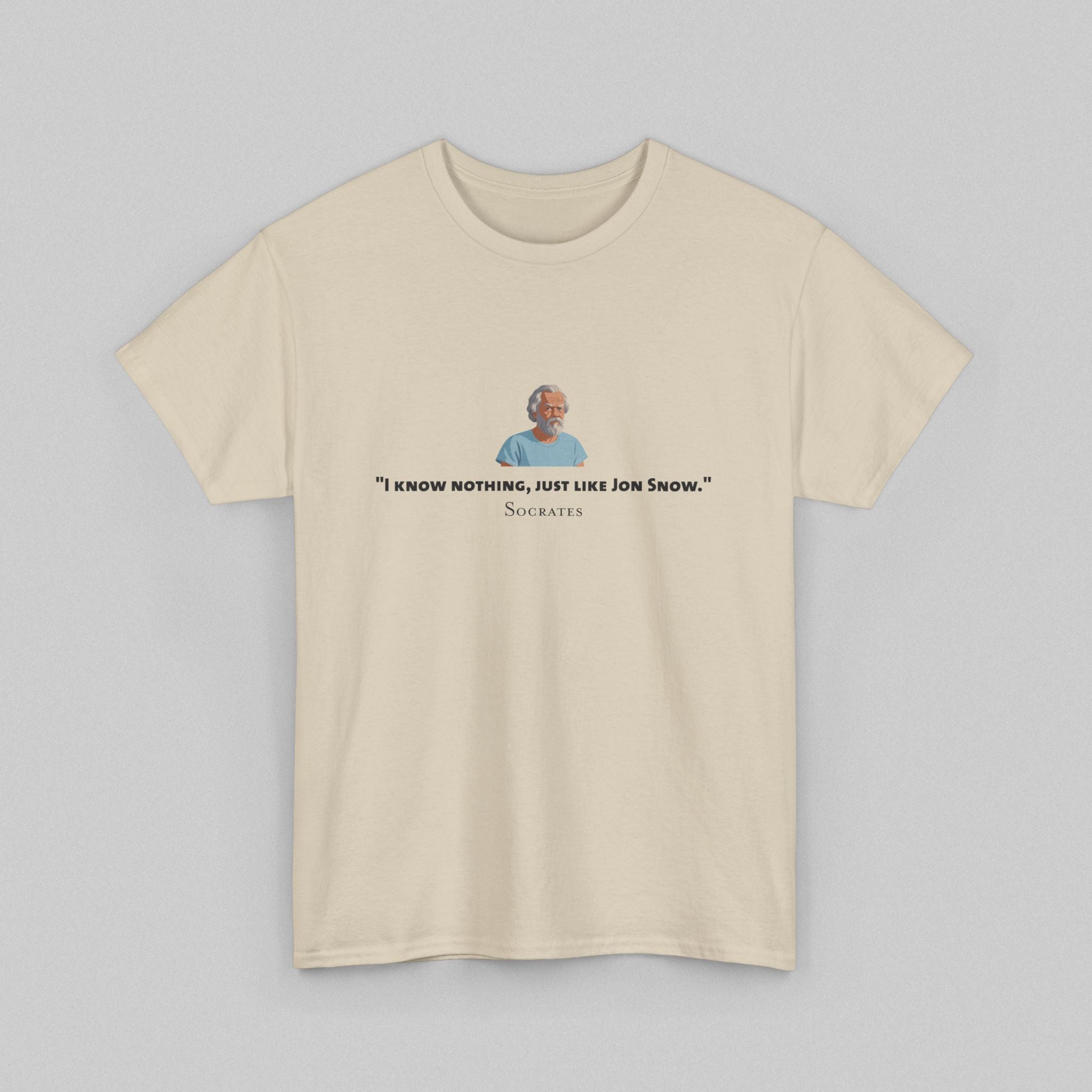 I Know Nothing - Socrates Men’s T-Shirt