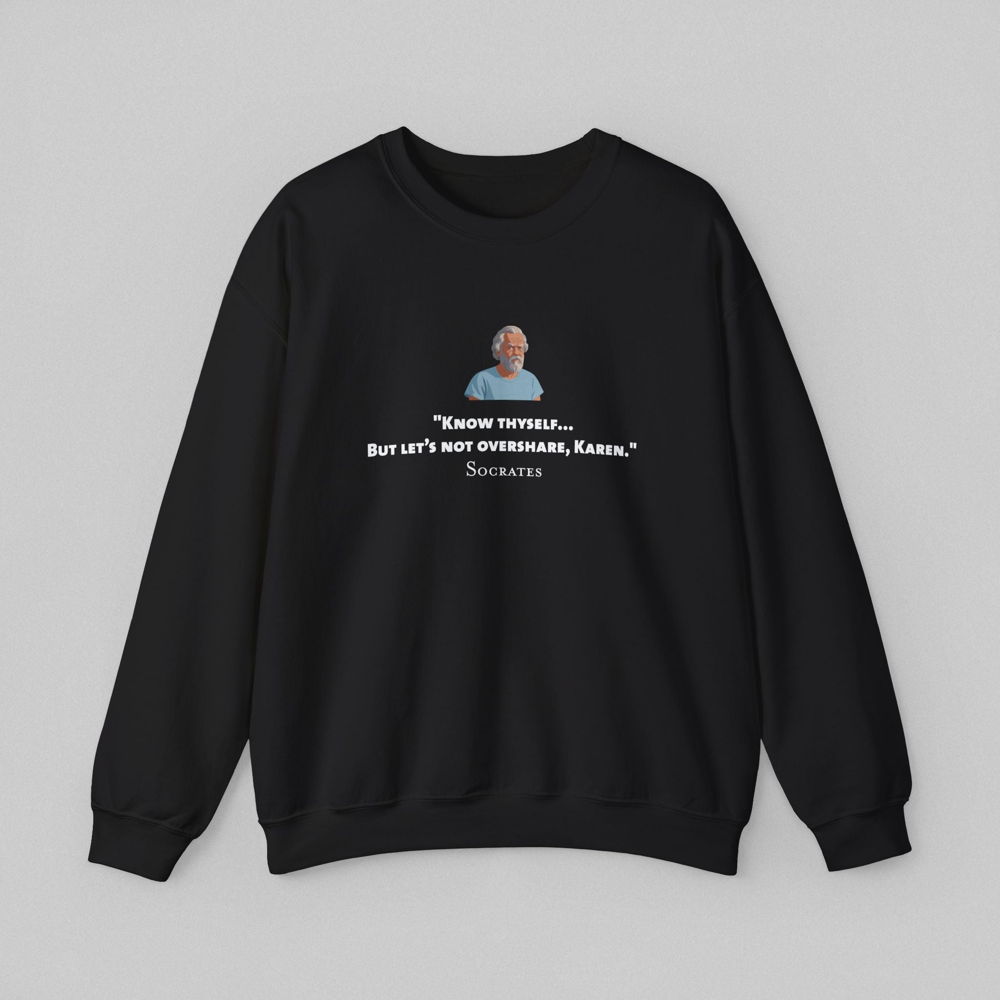 Know Thyself - Socrates Men's Sweatshirt