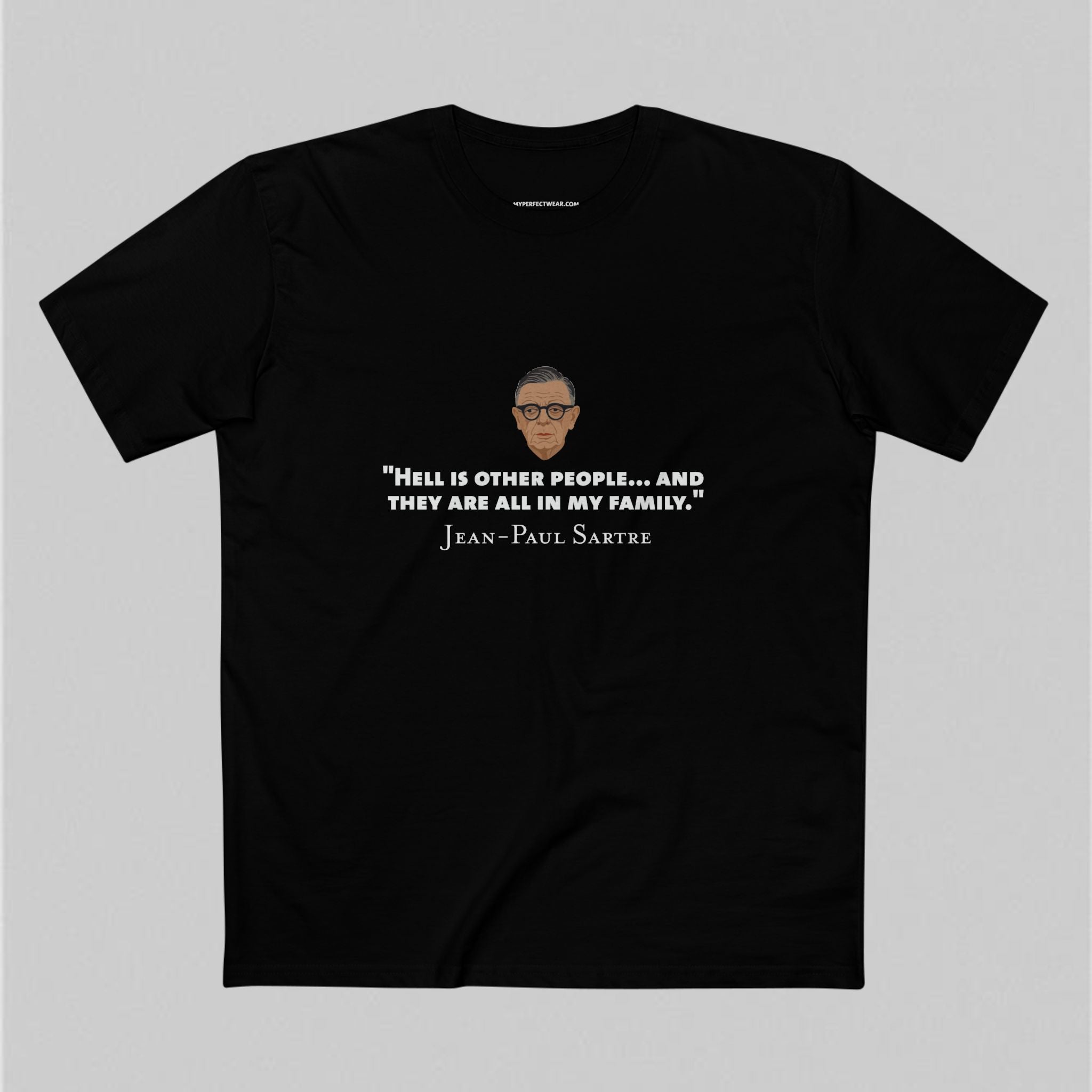 Hell is other people - Sartre Men's T-Shirt