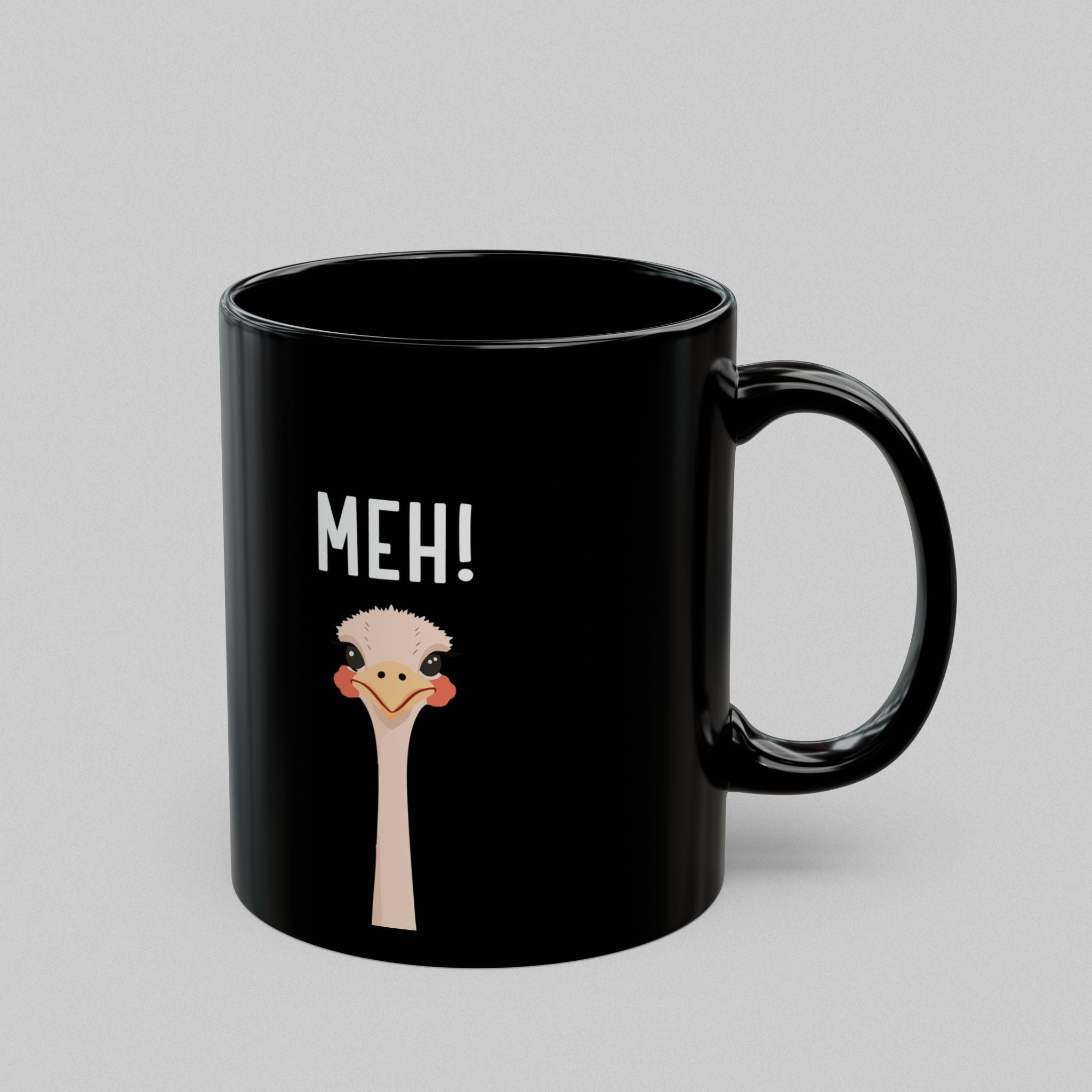 MEH! Black Mug