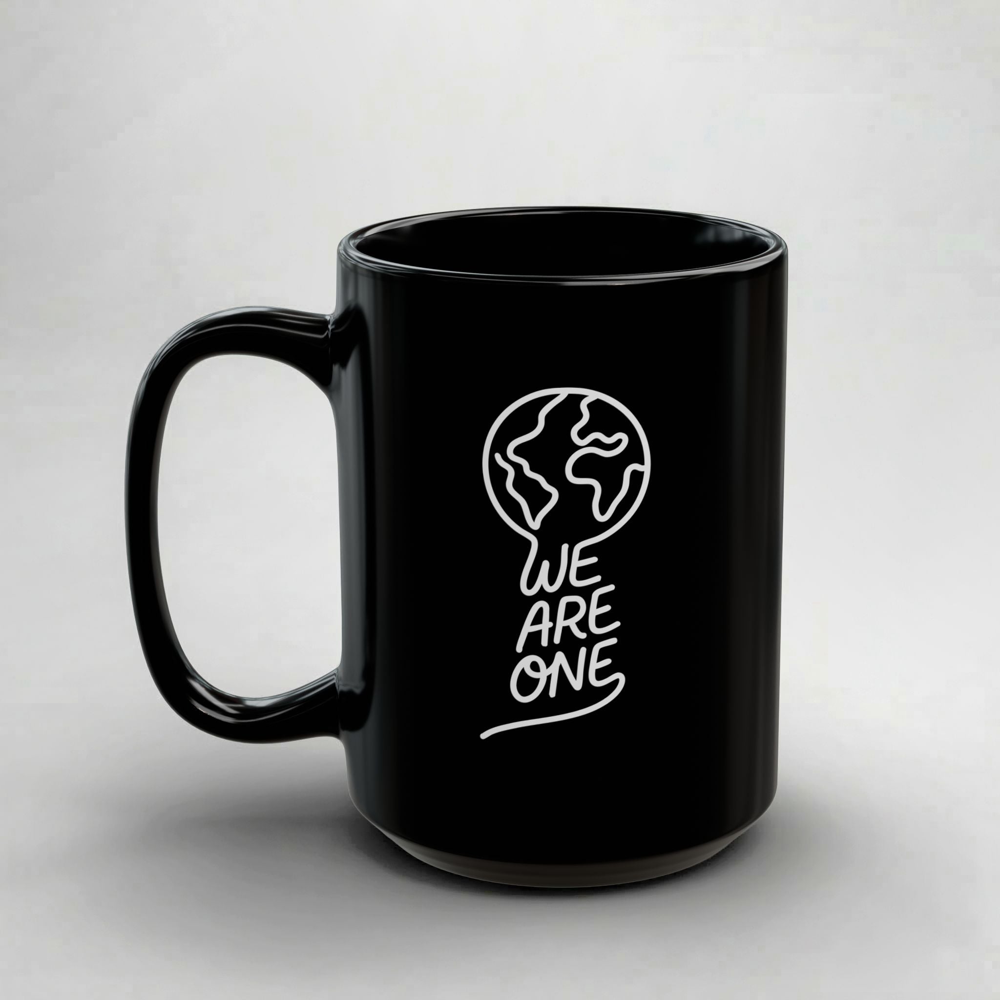 We Are One! Black Mug