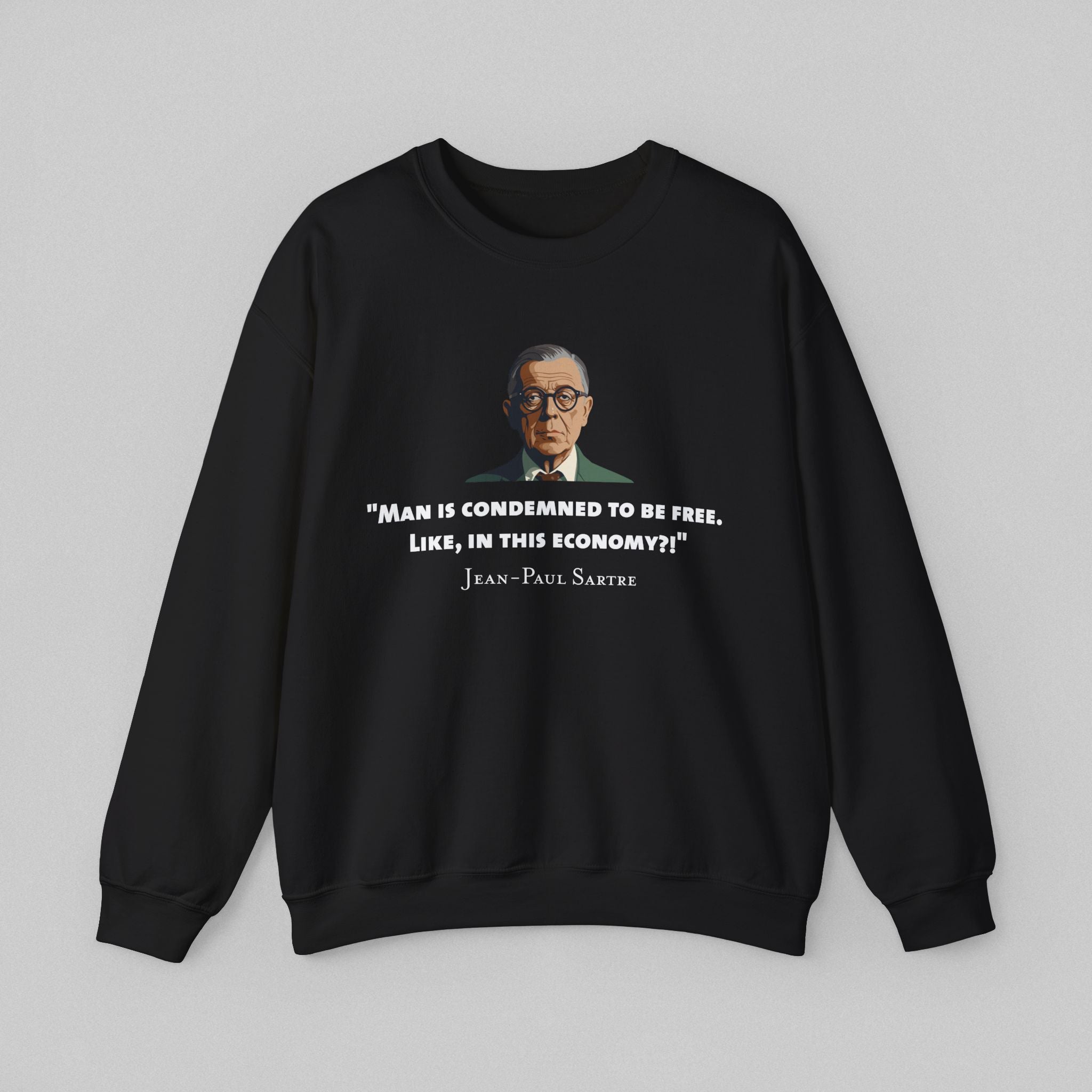 Sartre’s Reality Men's Sweatshirt