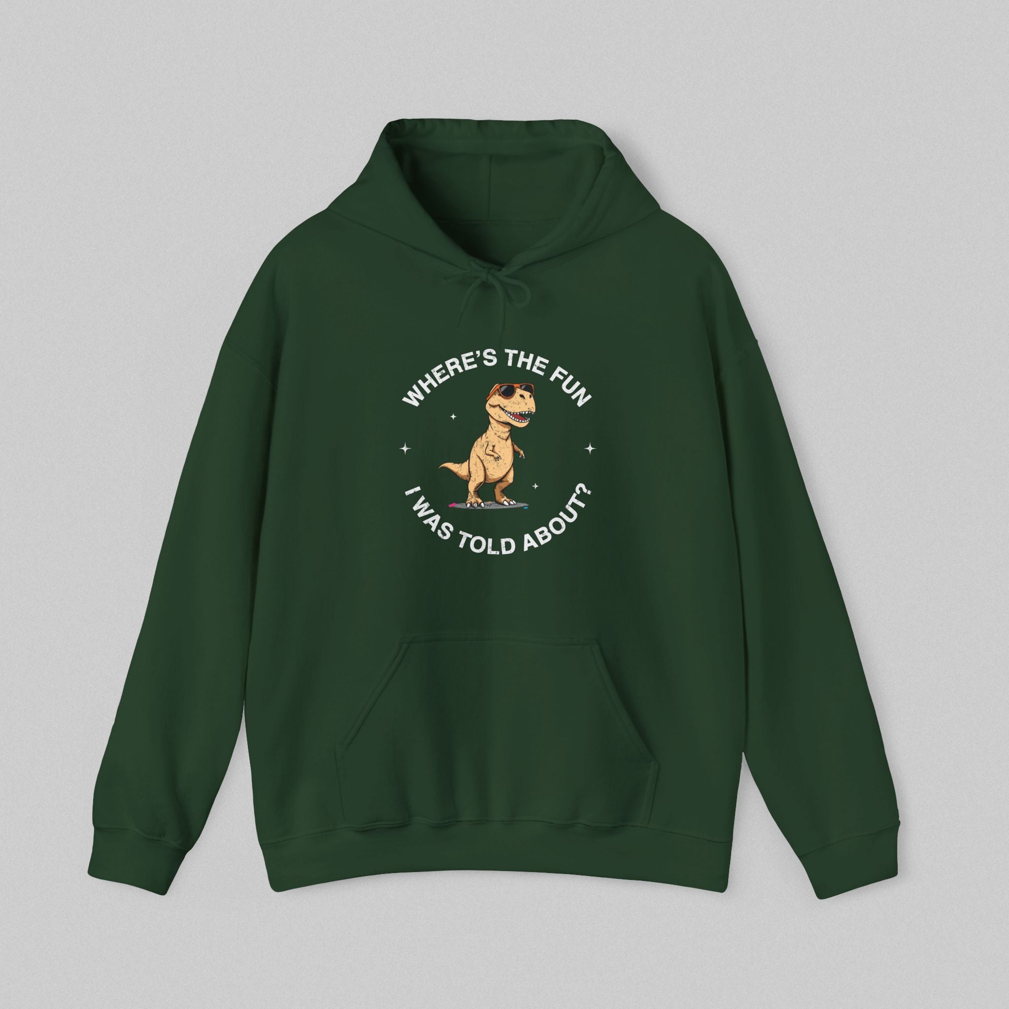 Where's the Fun Women's Dinosaur Hoodie