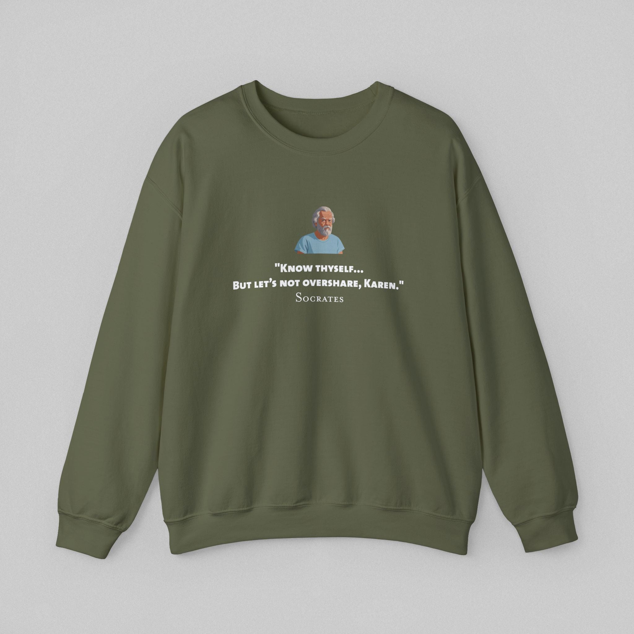 Know Thyself - Socrates Men's Sweatshirt