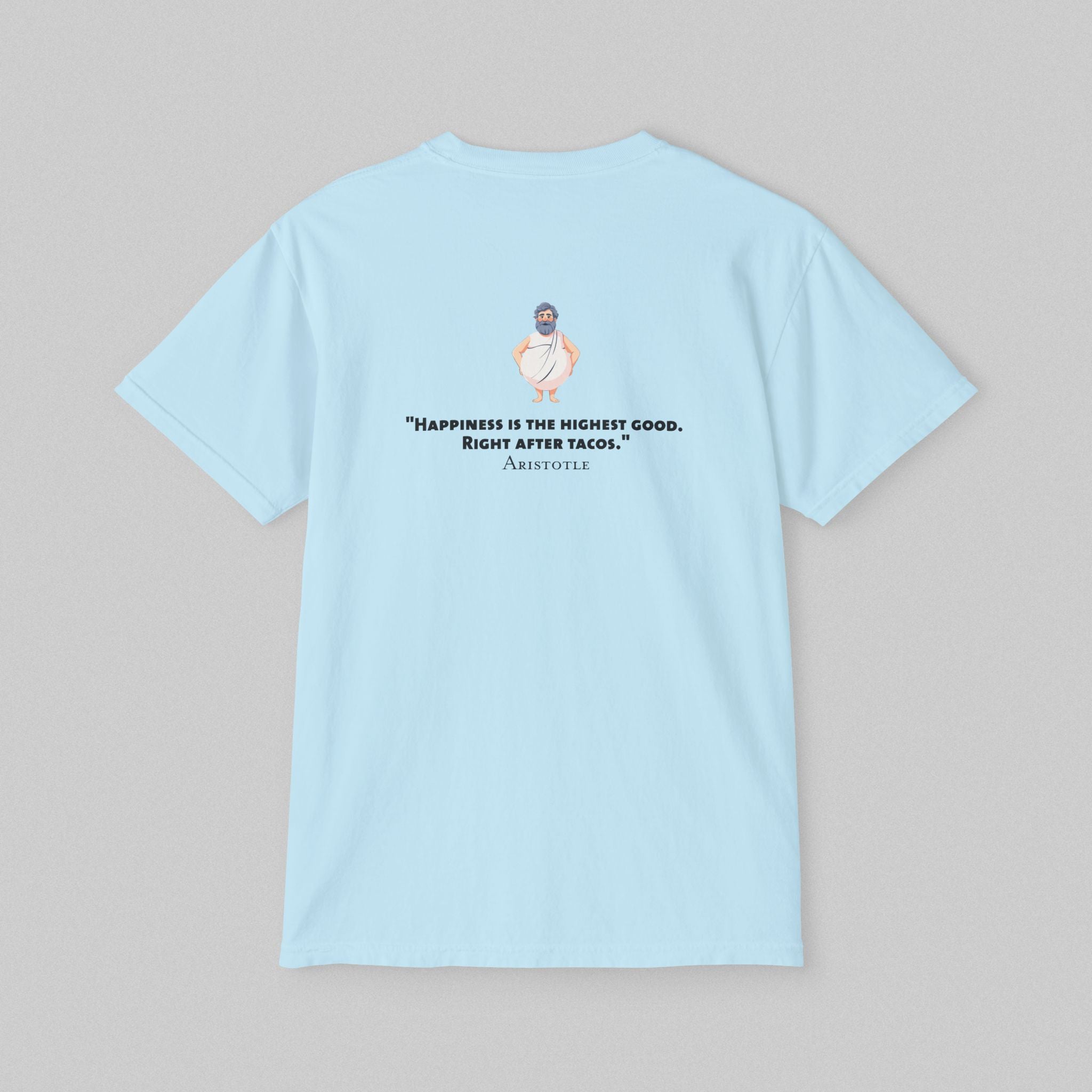 Happiness - Aristotle Men’s Pocket T-Shirt