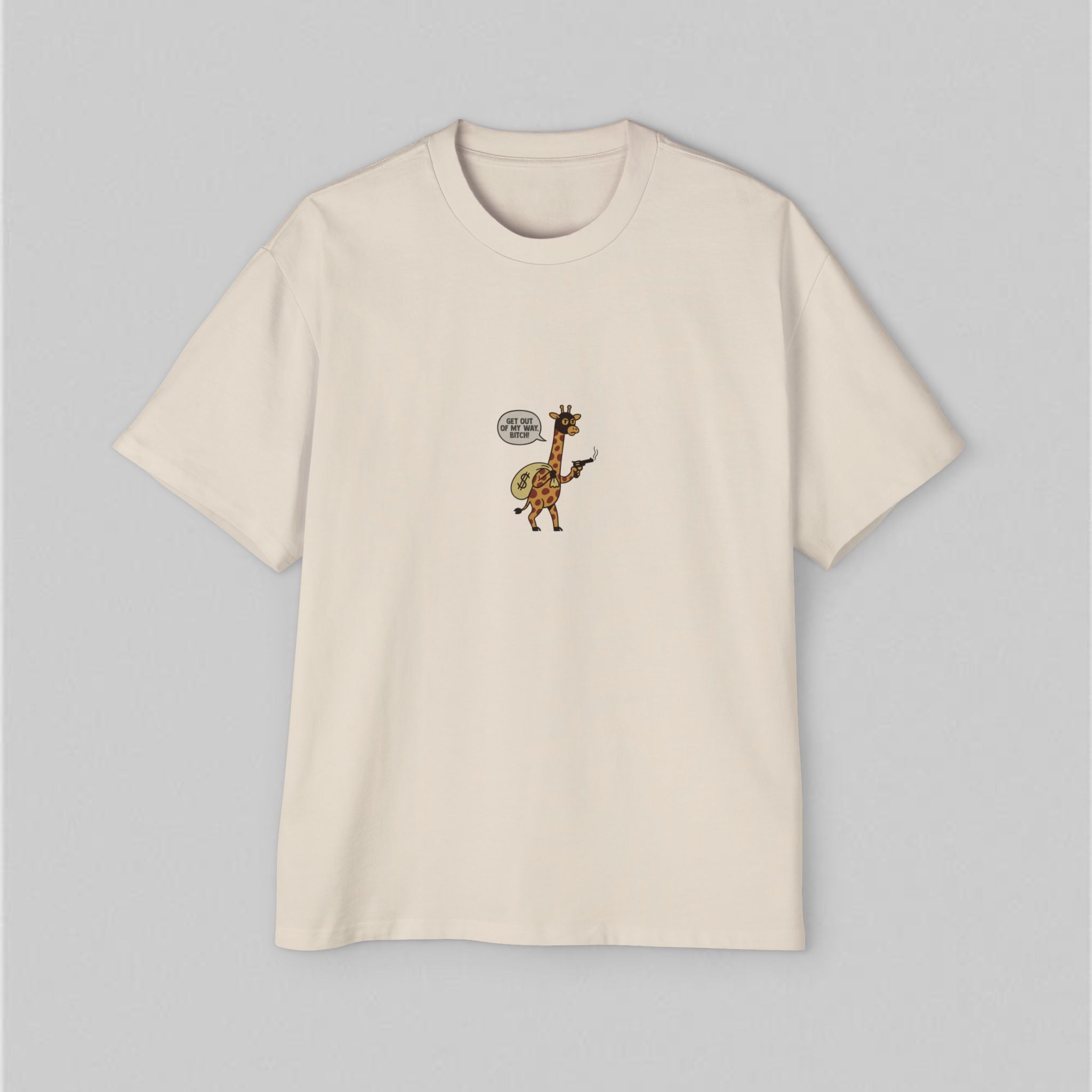 Get Out Of My Way Bitch! Men’s Oversized T-Shirt