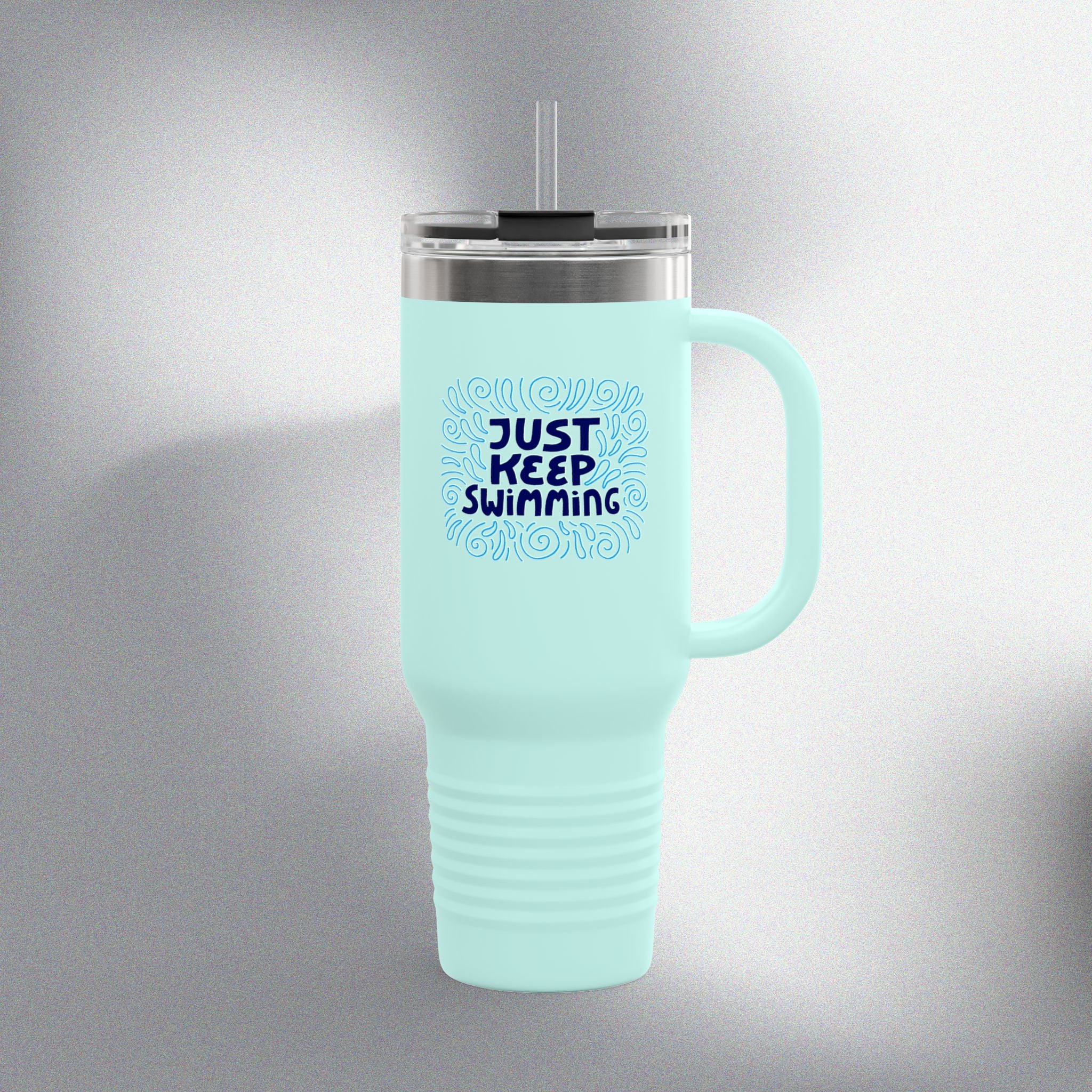 Keep Swimming! Insulated Travel Mug (40oz)