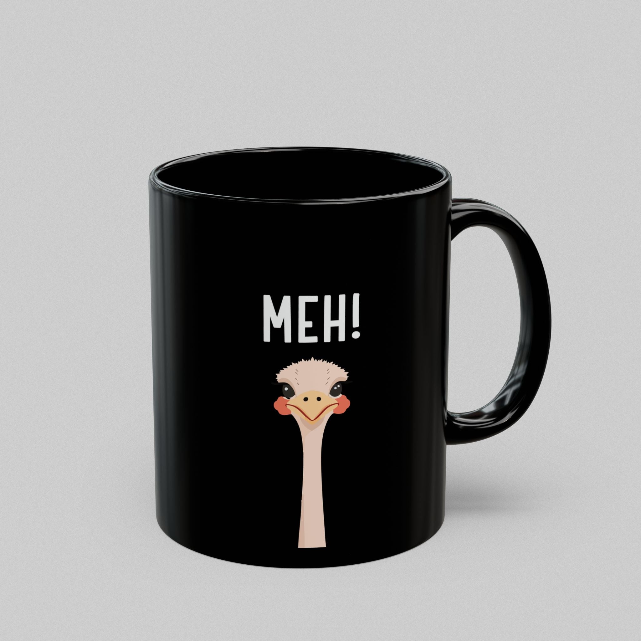 MEH! Black Mug