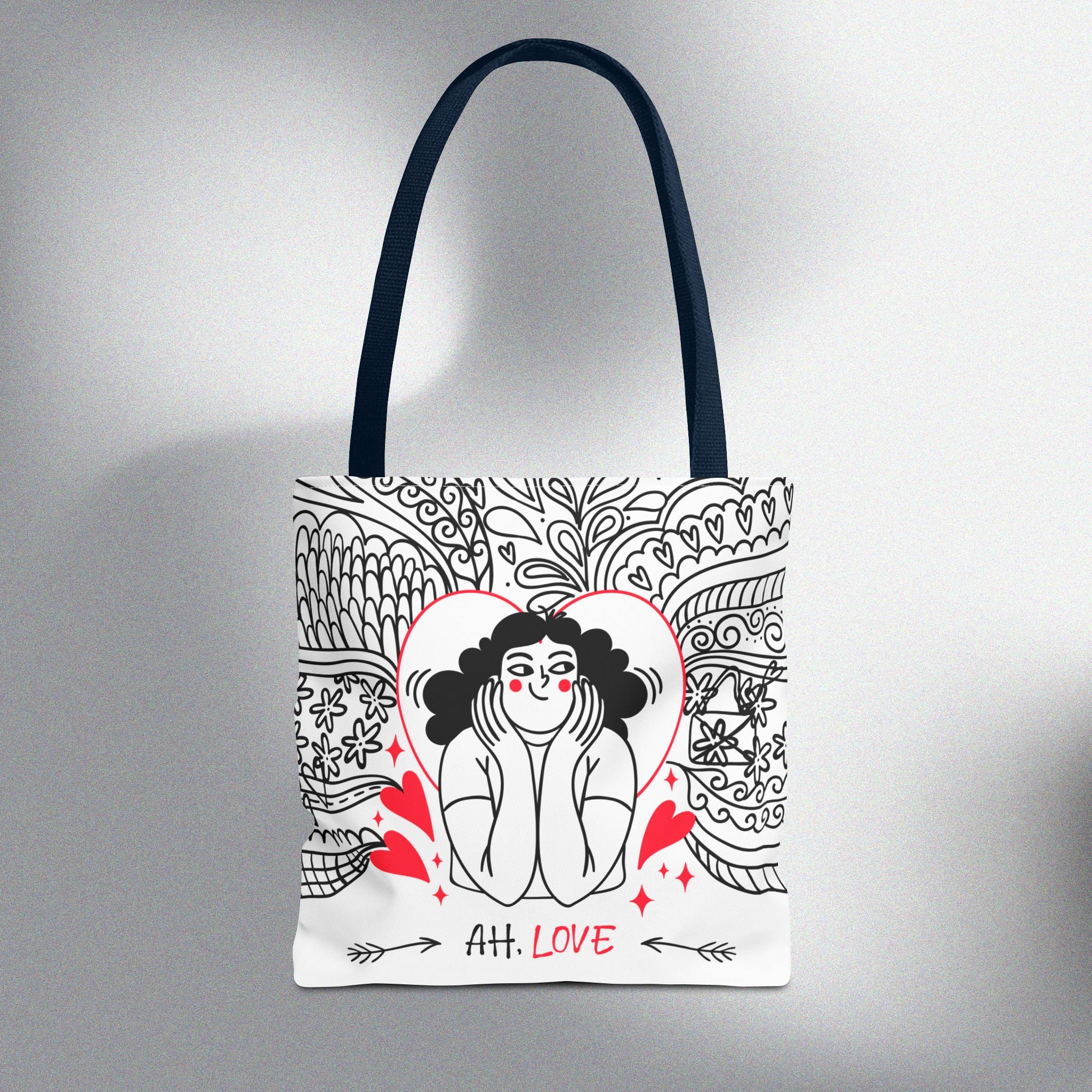 Ah, Love Tote Bag