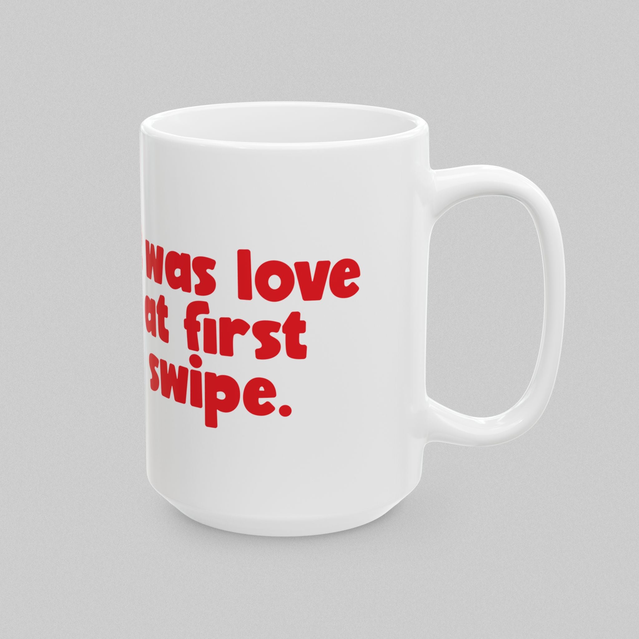 Love at First Swipe! Mug