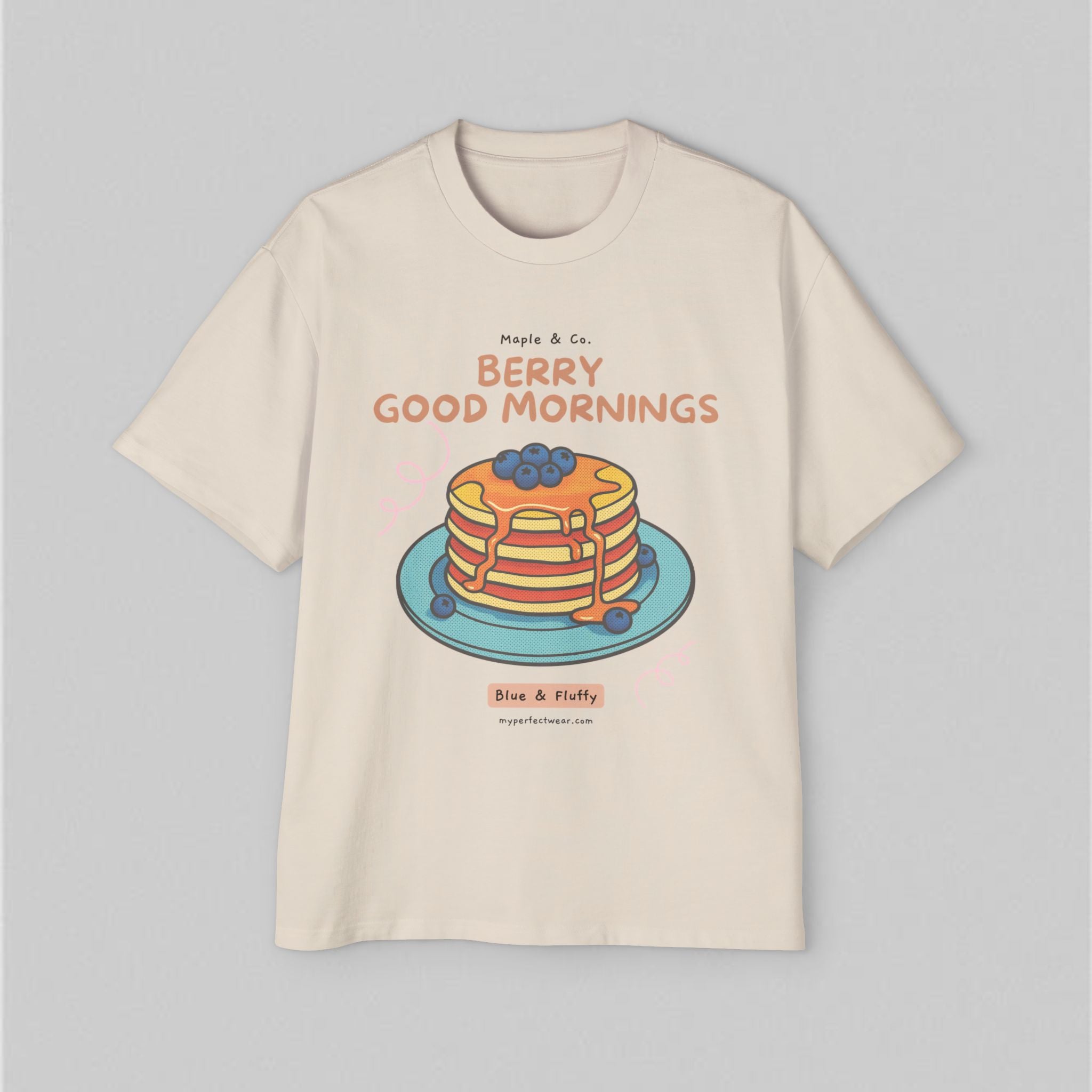 Berry Good Mornings! Oversized T-Shirt