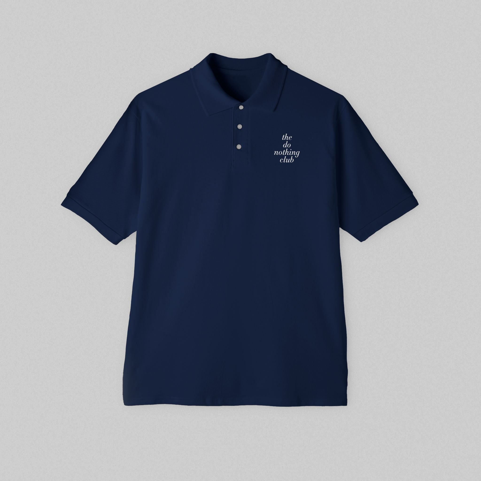 The Do Nothing Club! Men’s Polo Shirt