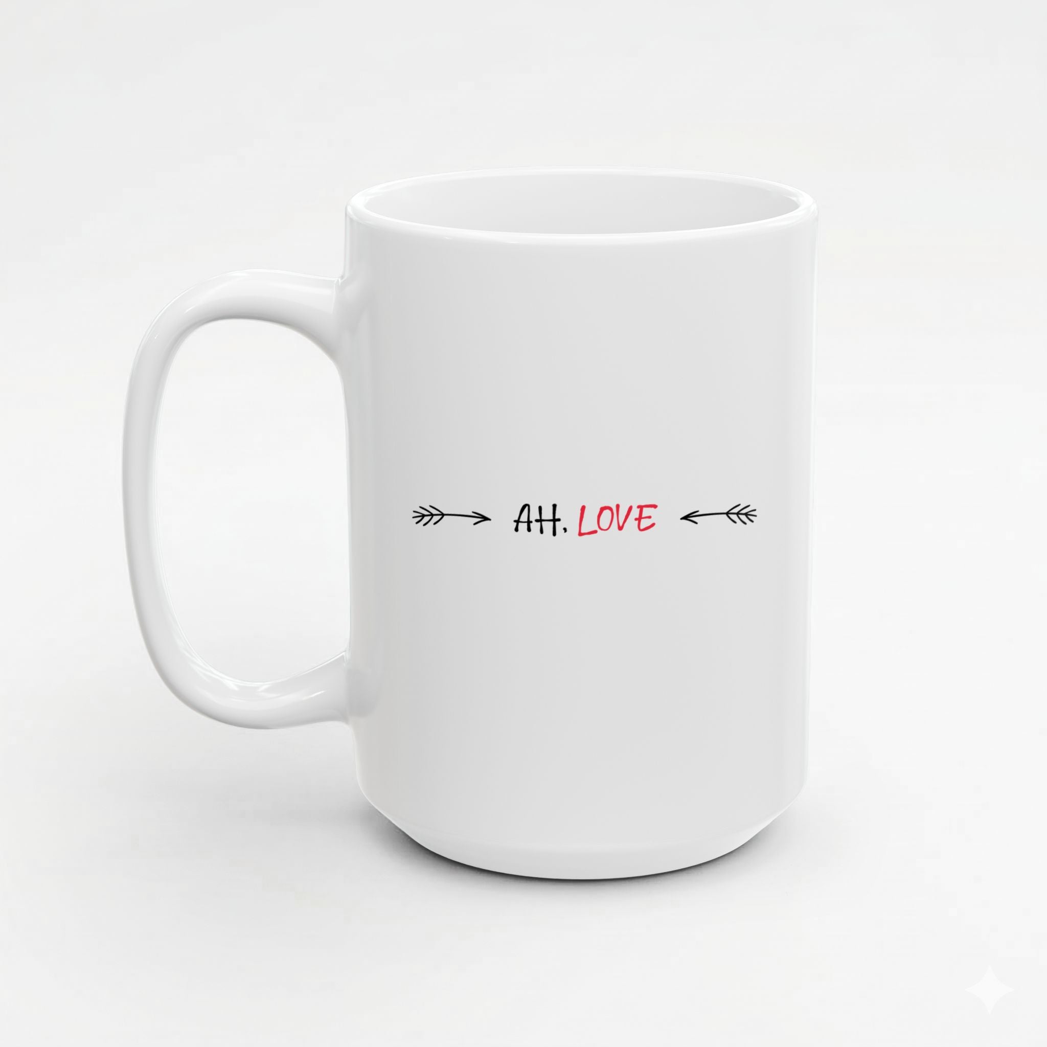 Ah, Love! White Mug