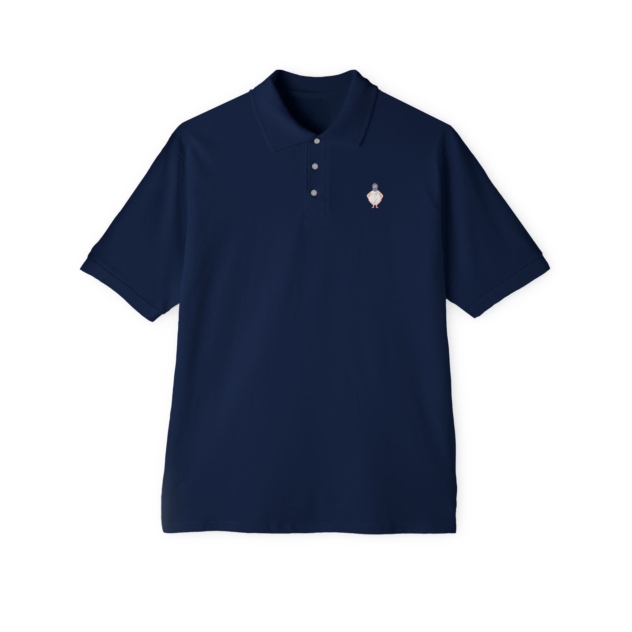 Happiness - Aristotle Men's Polo Shirt