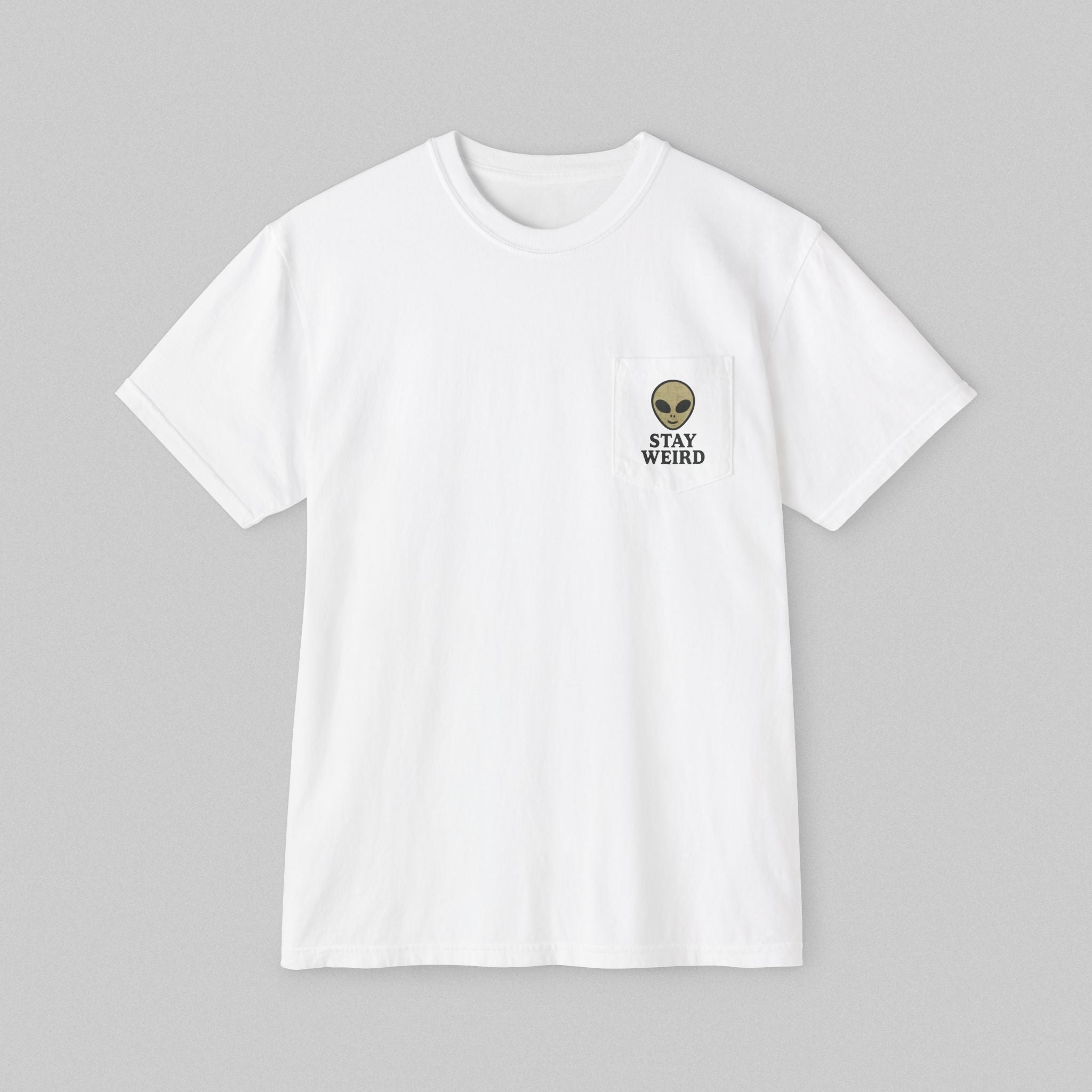 Stay Weird! Women's Pocket T-Shirt